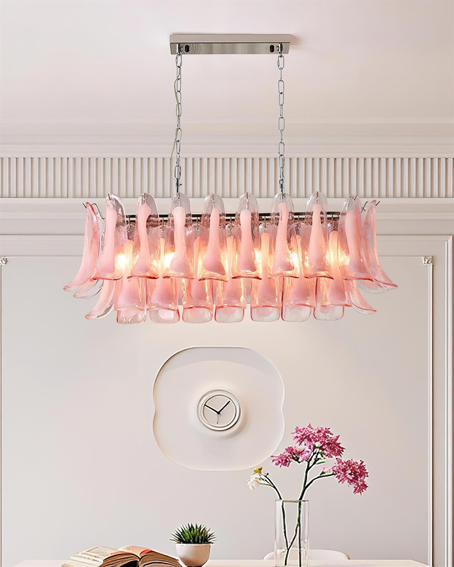 Elizabeth Murano Chandelier Rectangular - Letslighting
