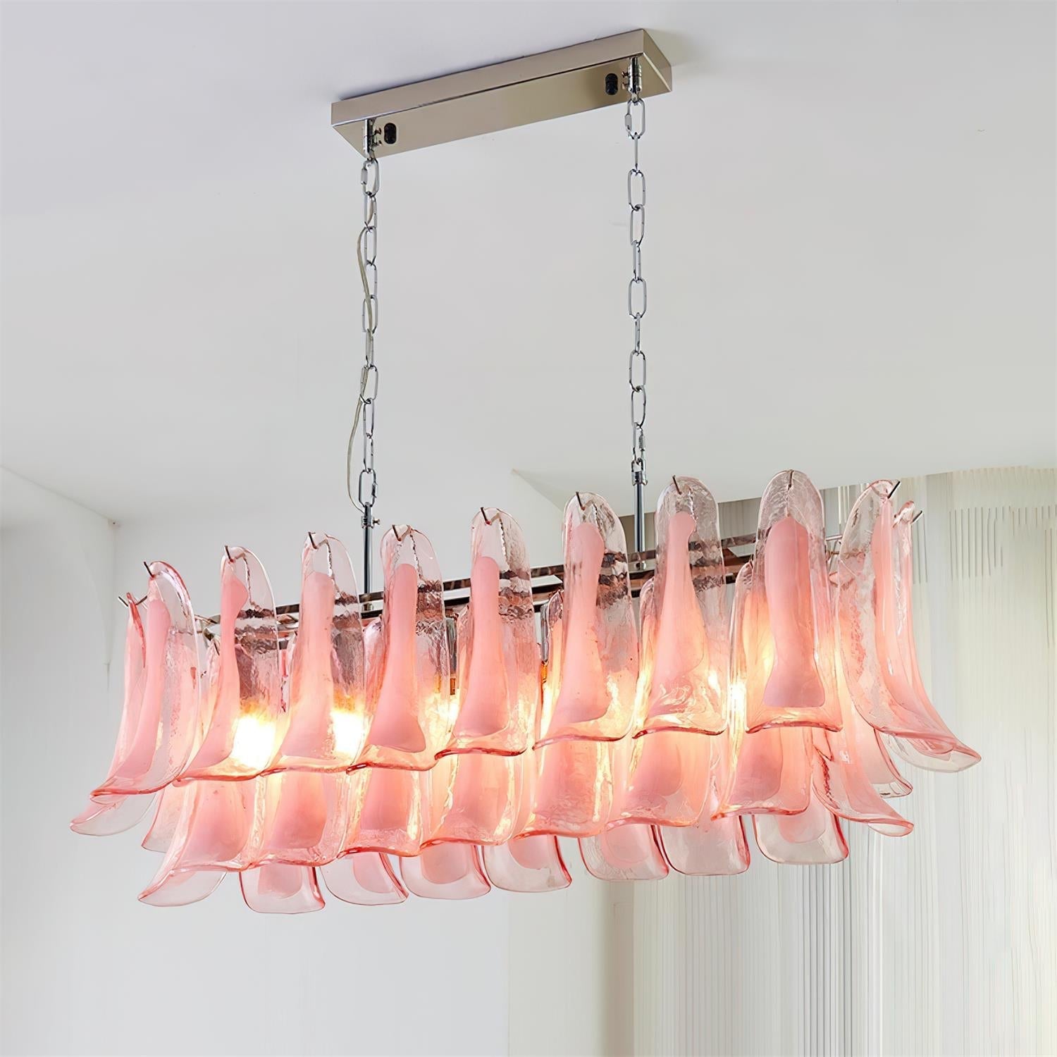 Elizabeth Murano Chandelier Rectangular - Letslighting