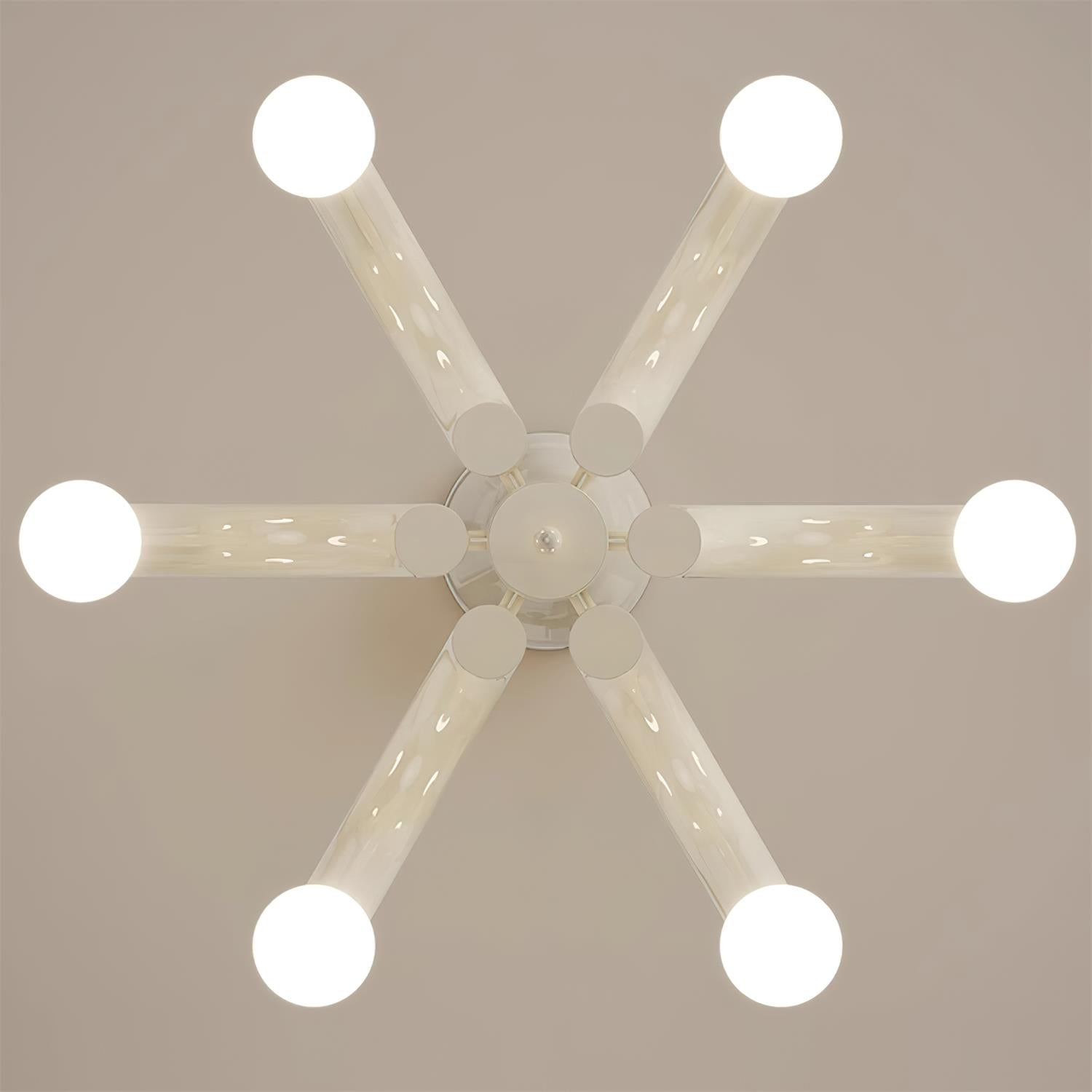 Fivelle Modern Cream Multi-Arm Chandelier - Letslighting