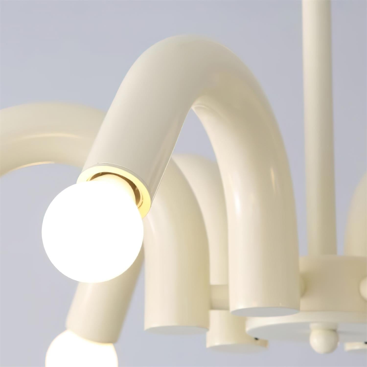 Fivelle Modern Cream Multi-Arm Chandelier - Letslighting