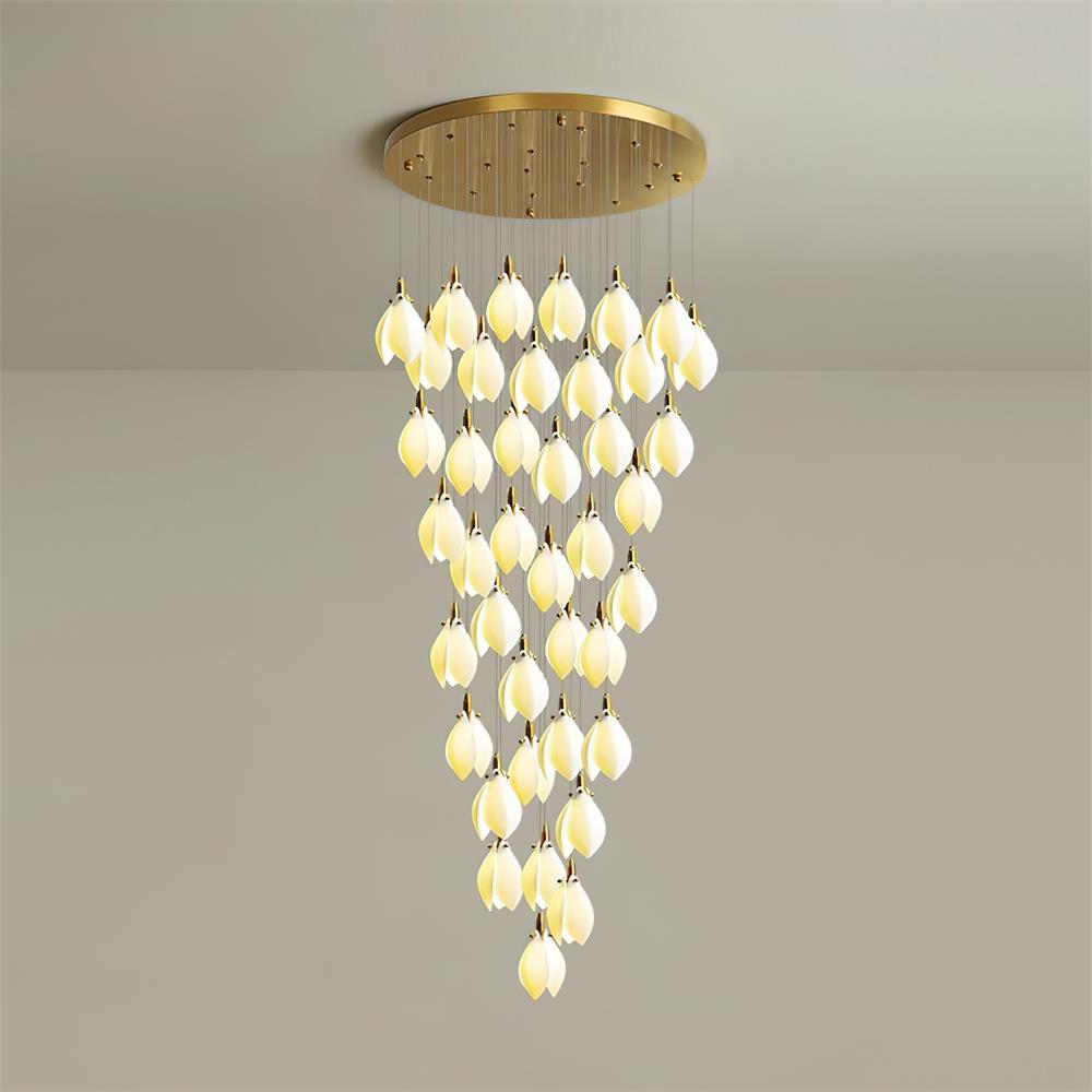 Lilium Chandelier Drop Cascading Petals - Letslighting