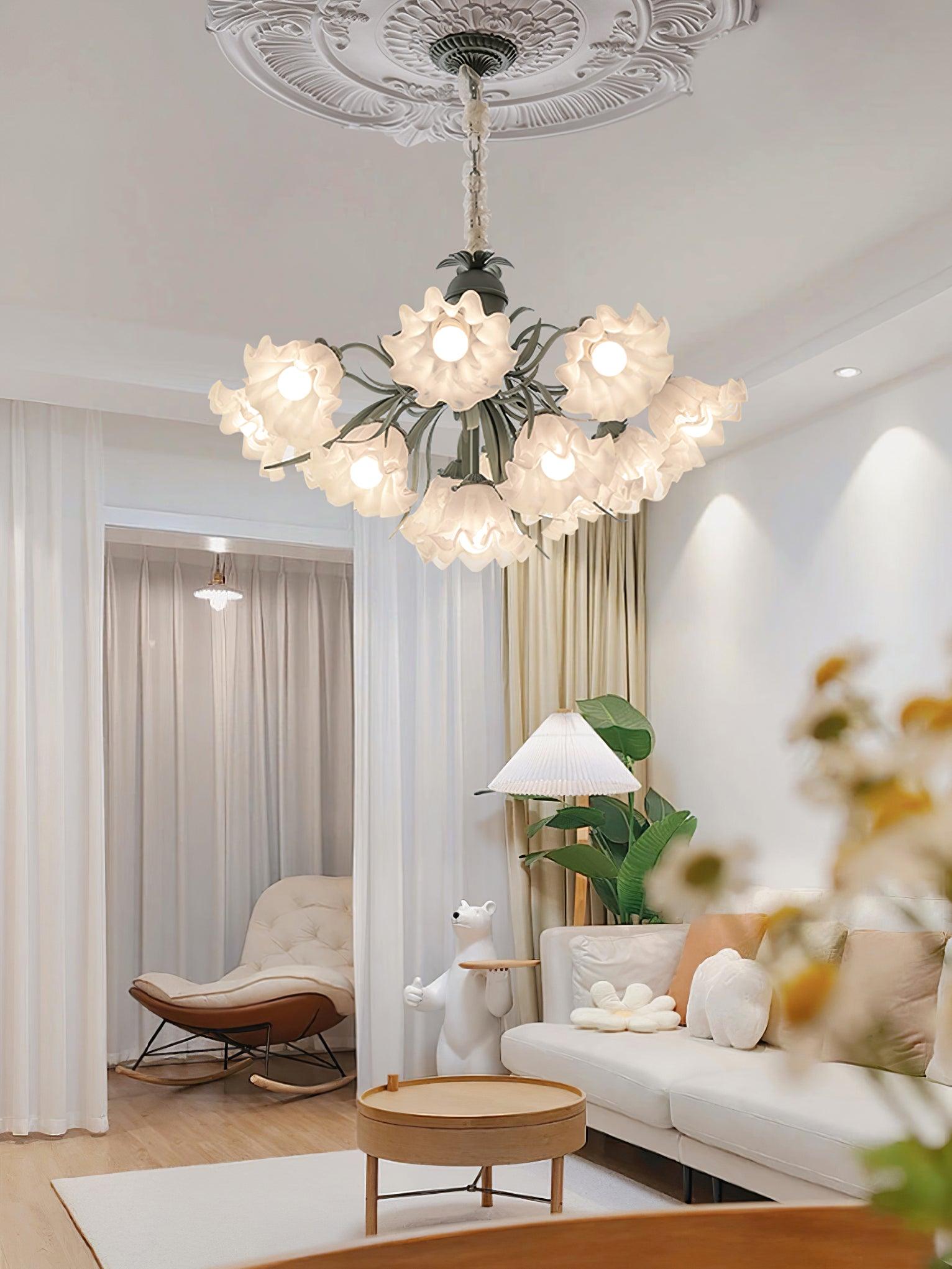 Lily of the Valley Flower Chandelier - Blowlighting