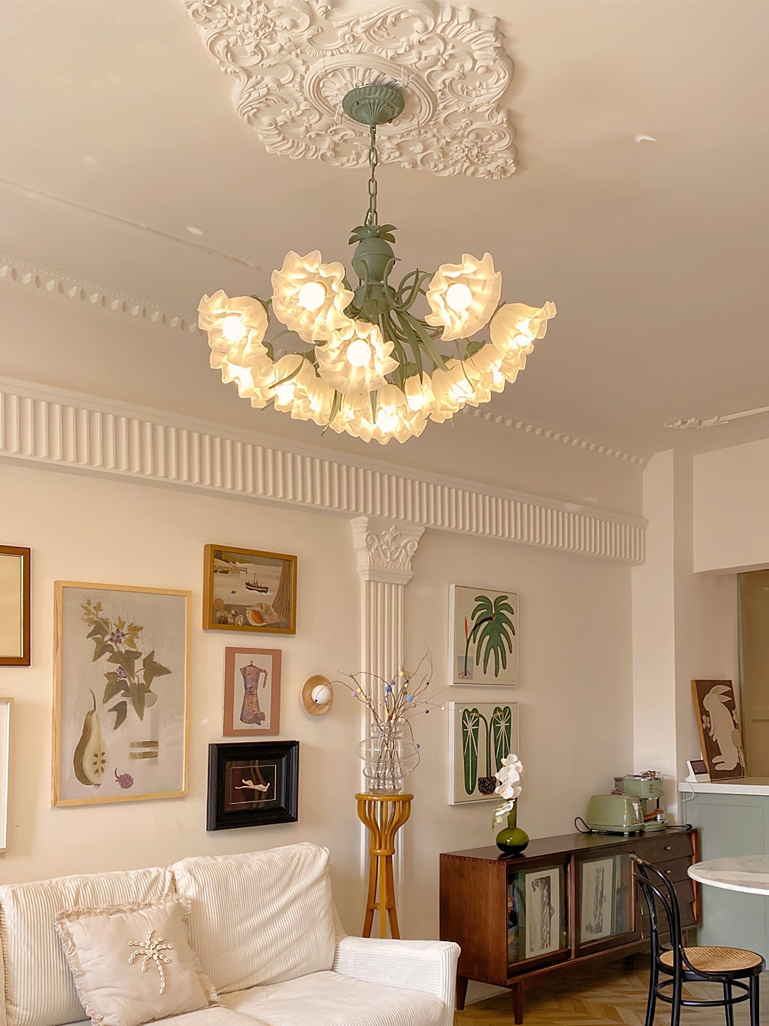 Lily of the Valley Flower Chandelier - Blowlighting