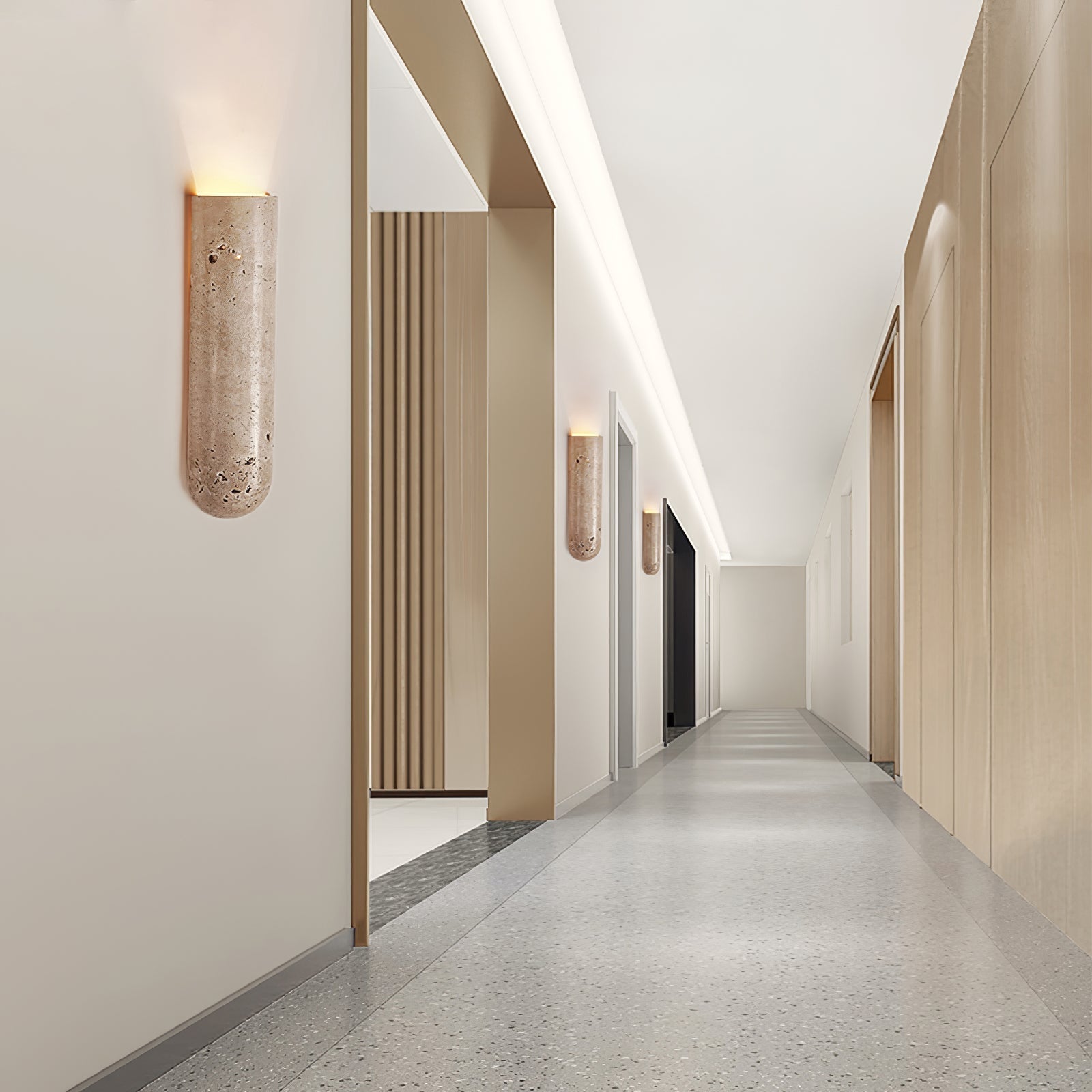 Olvenan Travertine Wall Light - Letslighting