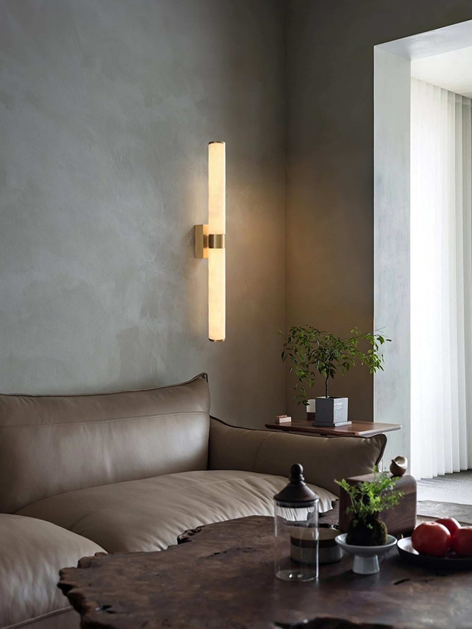 Olmirira Minimalist Alabaster Wall Lamp - Letslighting