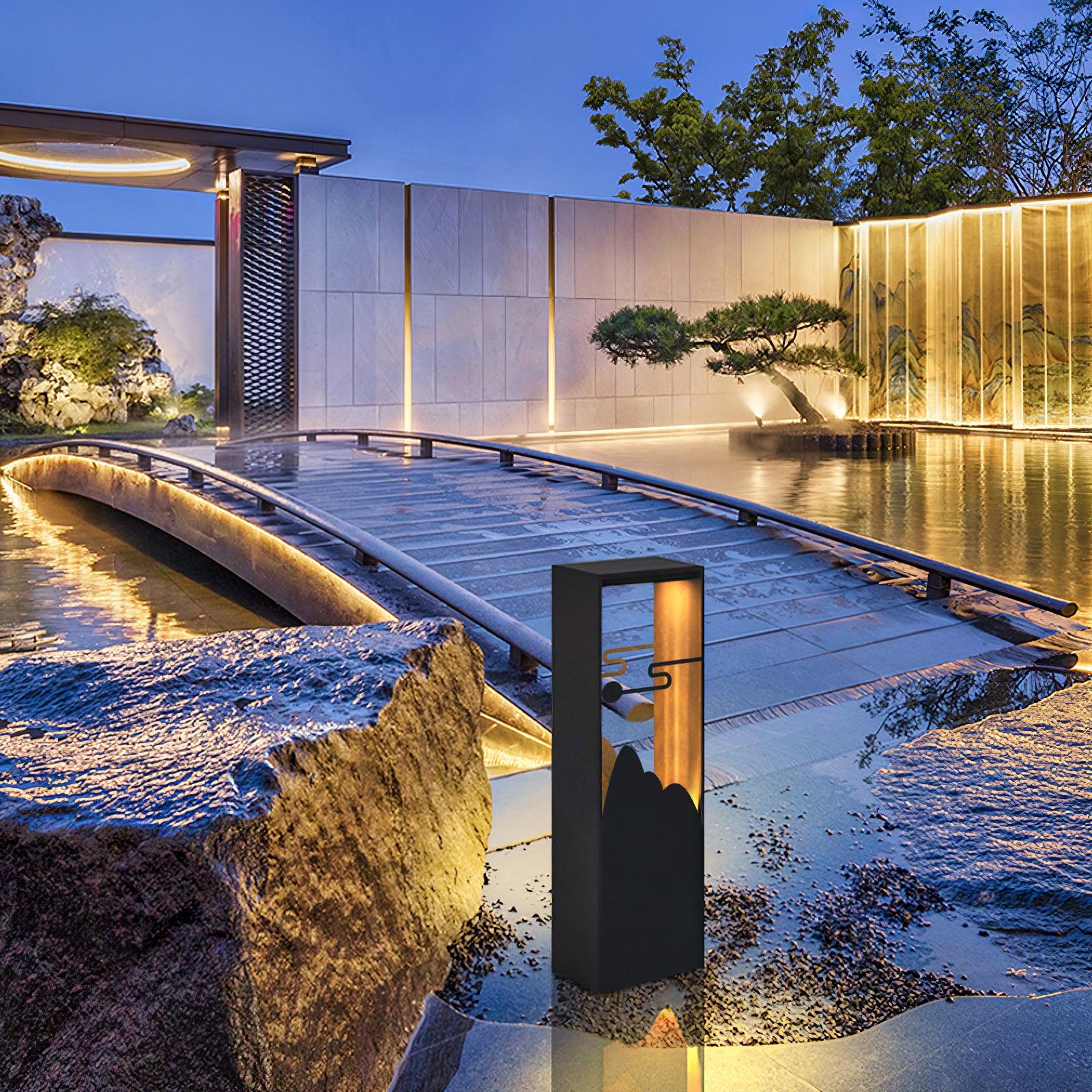 Zen Rustic Acrylic Outdoor Light - Blowlighting