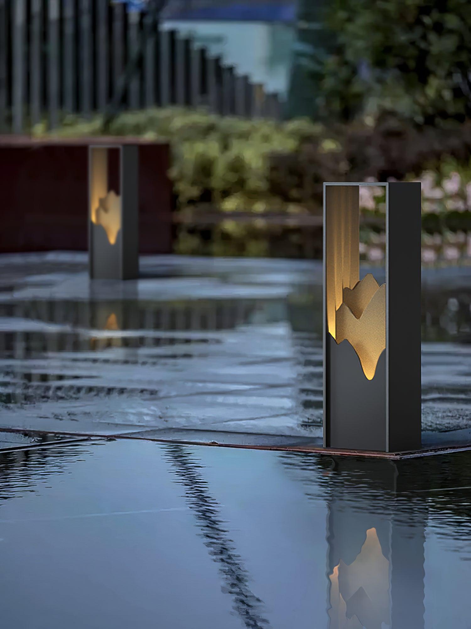 Zen Rustic Acrylic Outdoor Light - Blowlighting