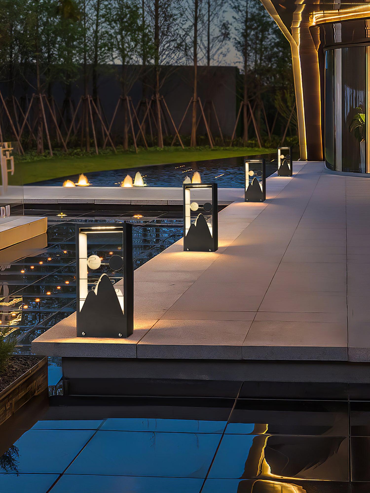 Zen Rustic Acrylic Outdoor Light - Blowlighting