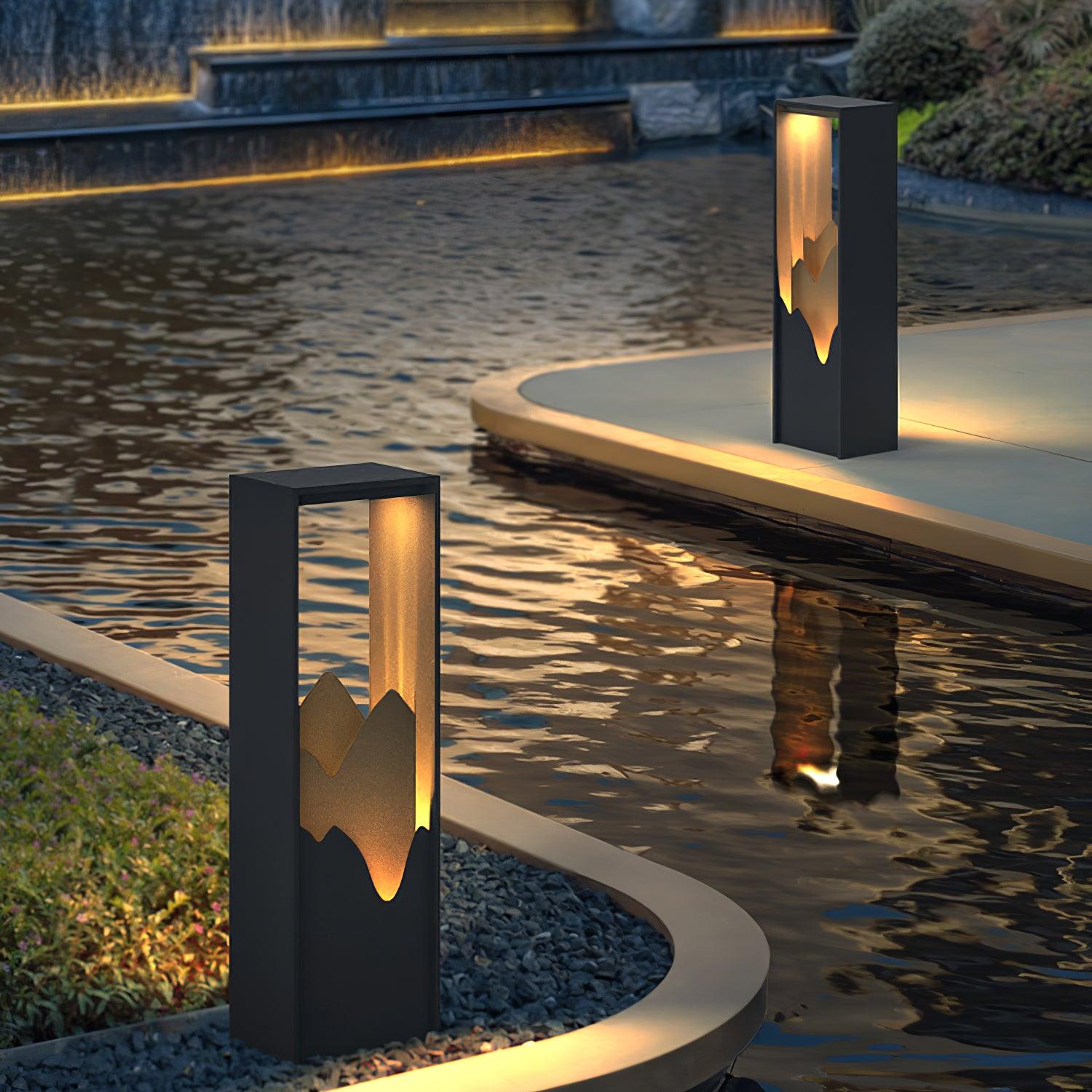 Zen Rustic Acrylic Outdoor Light - Blowlighting