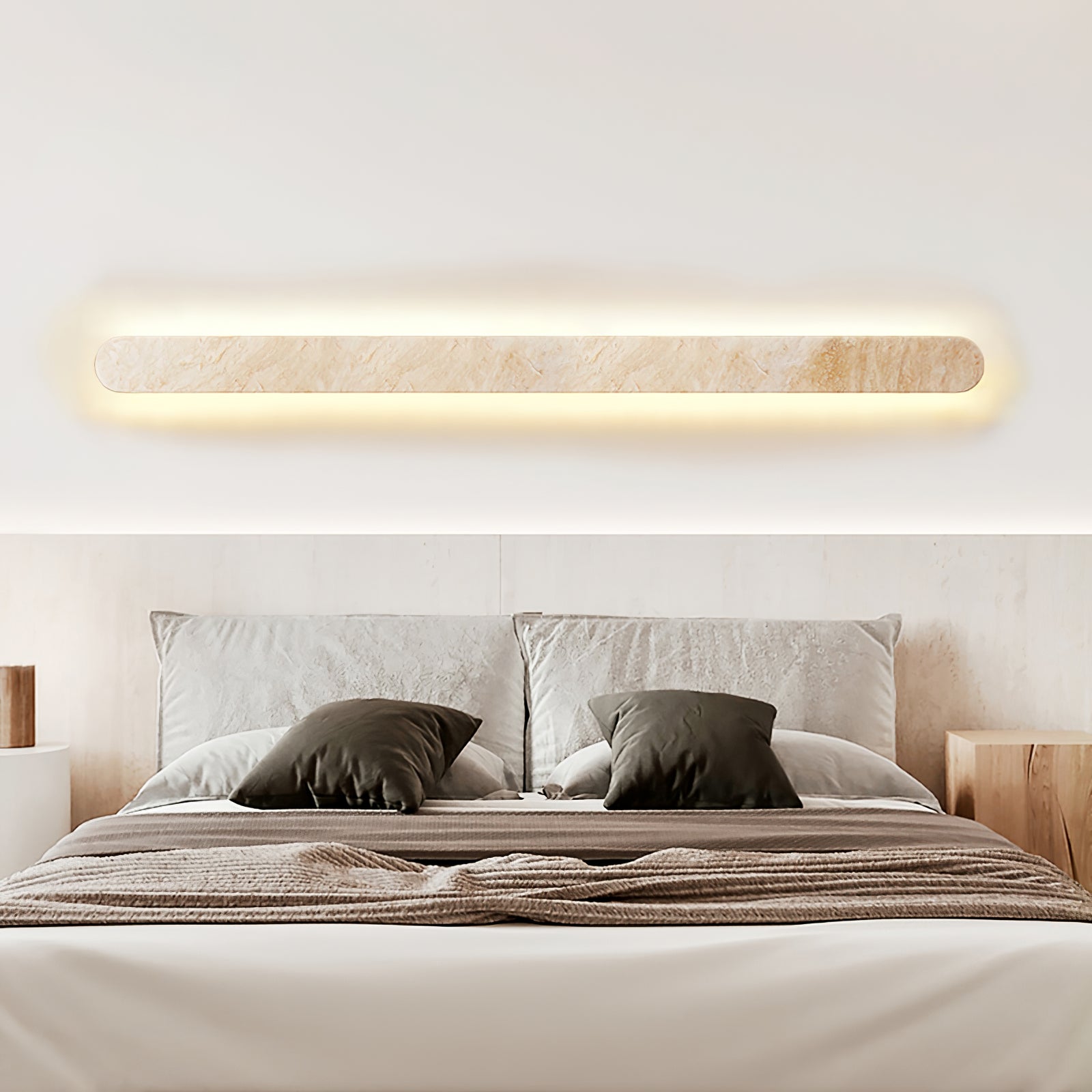 Elraee Travertine Wall Light - Letslighting