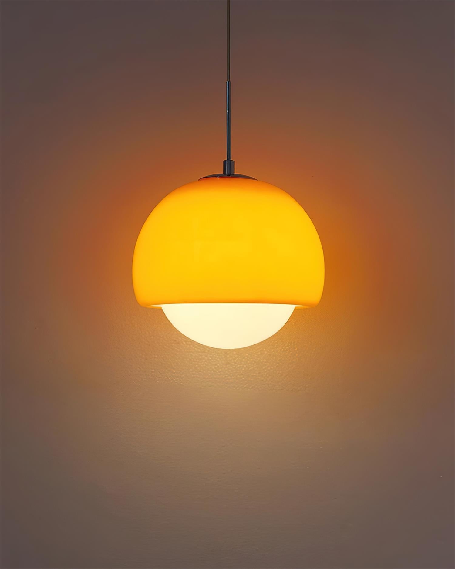Pendant Light Glass Globe Retro Modern Style Colorful Soft Illumination - Letslighting