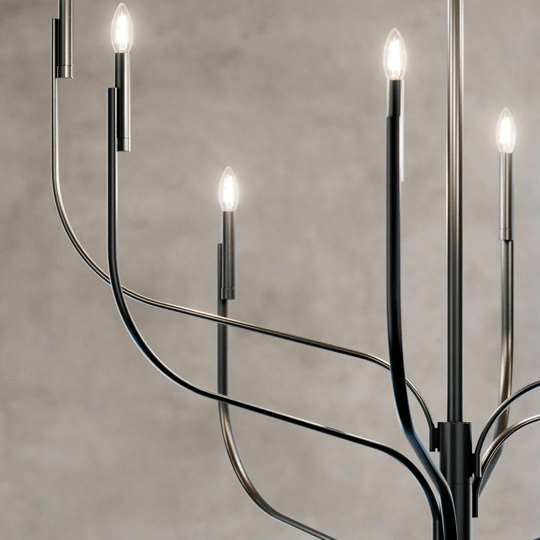 Acariel Vintage Industrial Metal Chandelier - Lamp Copper