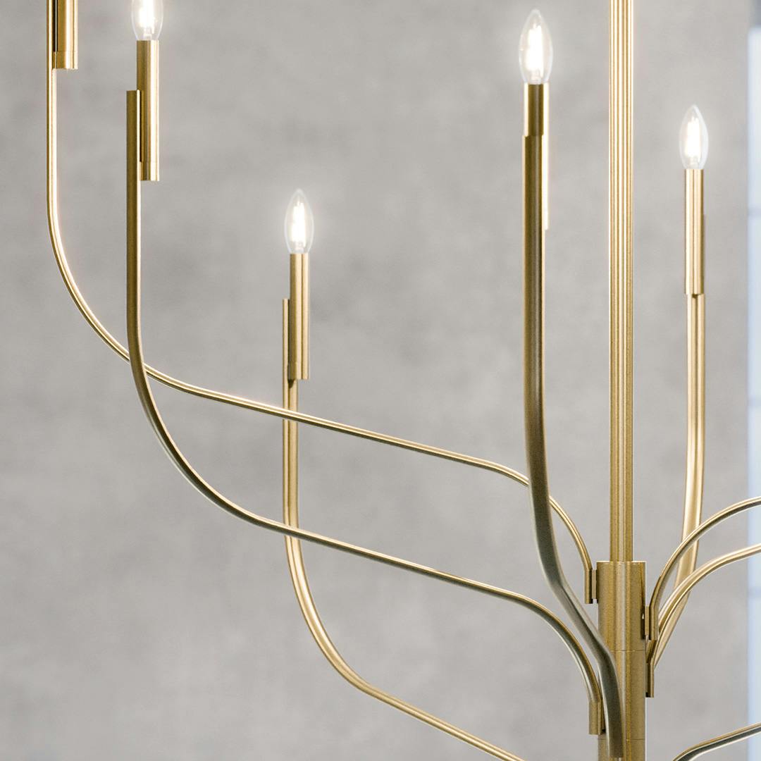 Acariel Vintage Industrial Metal Chandelier - Lamp Copper