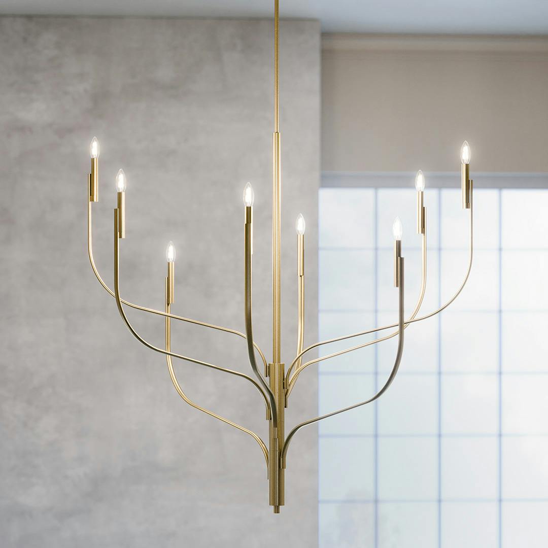 Acariel Vintage Industrial Metal Chandelier - Lamp Copper