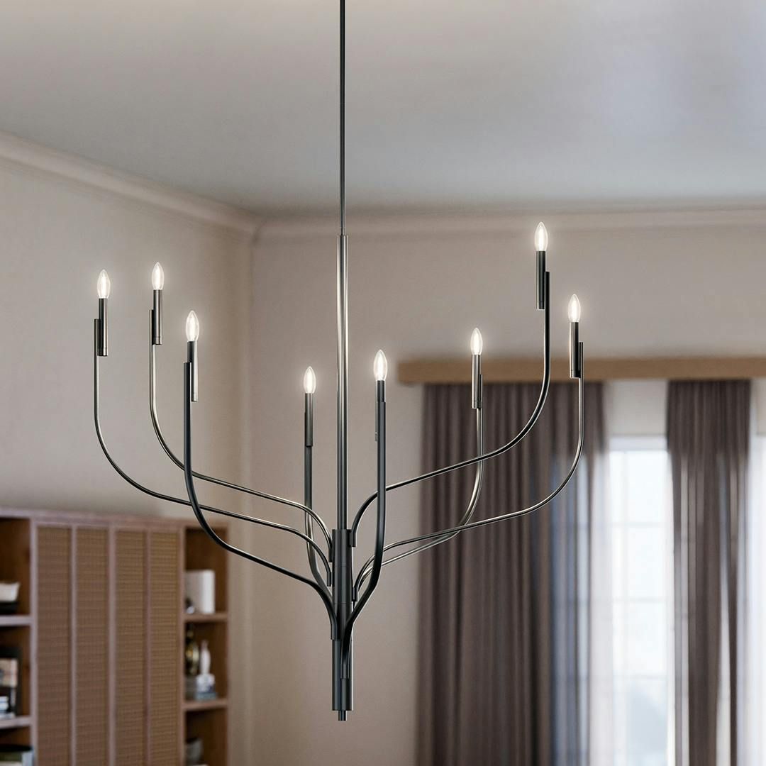 Acariel Vintage Industrial Metal Chandelier - Lamp Copper