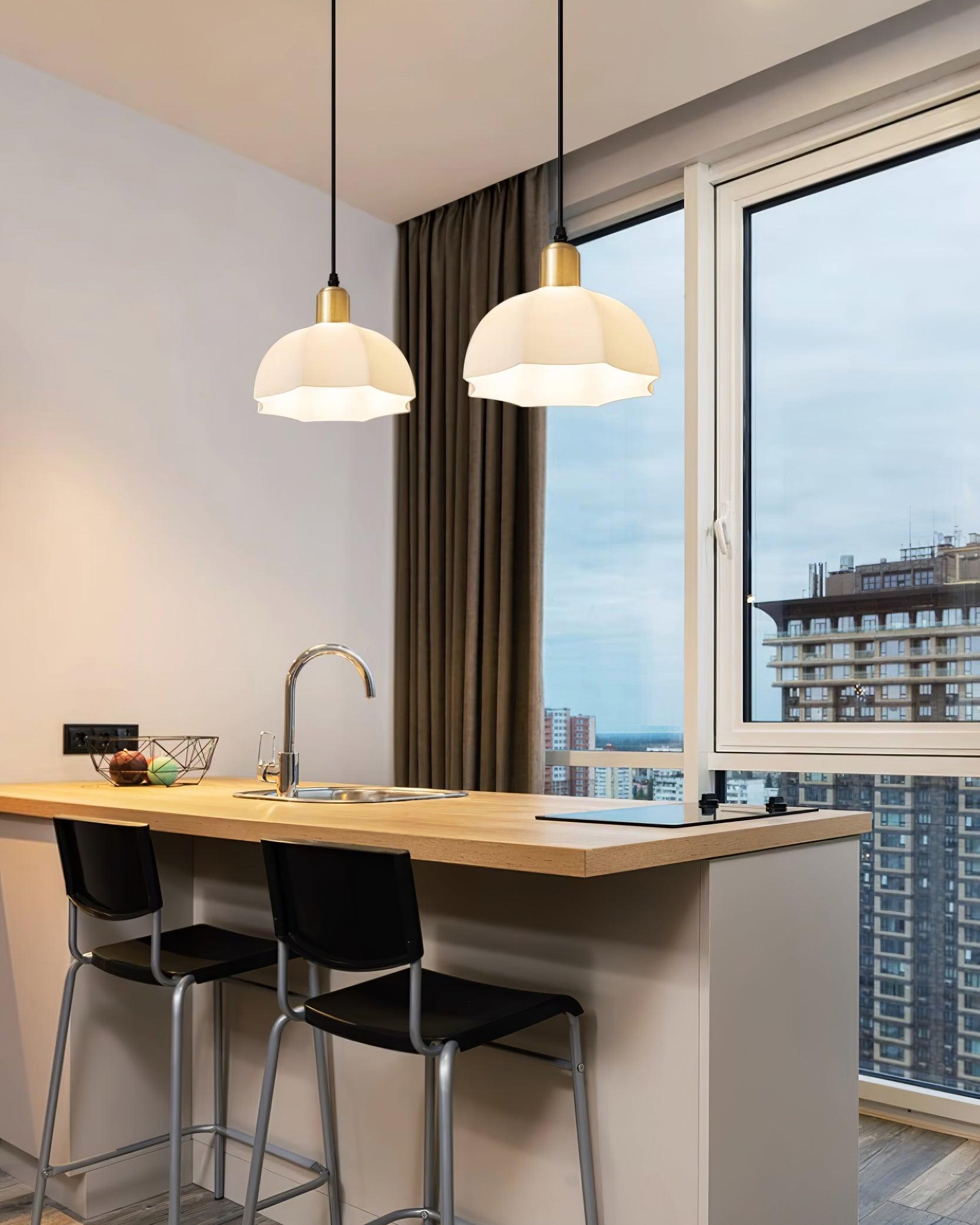 Livex Horn-Shaped Acrylic Pendant Lamp - Letslighting