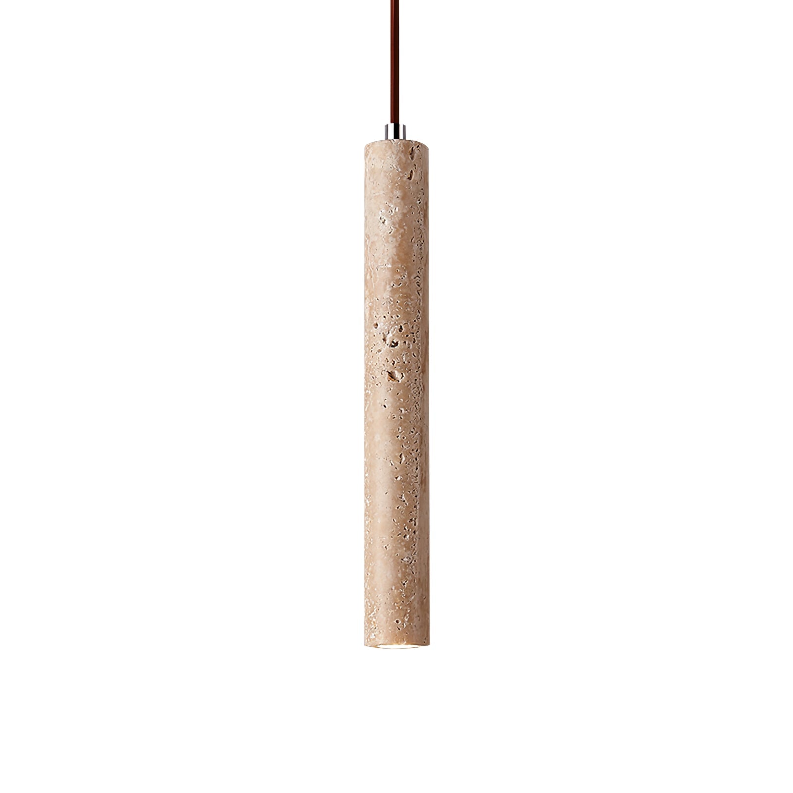 Olvynarae Cylindrical Travertine Pendant Light - Letslighting