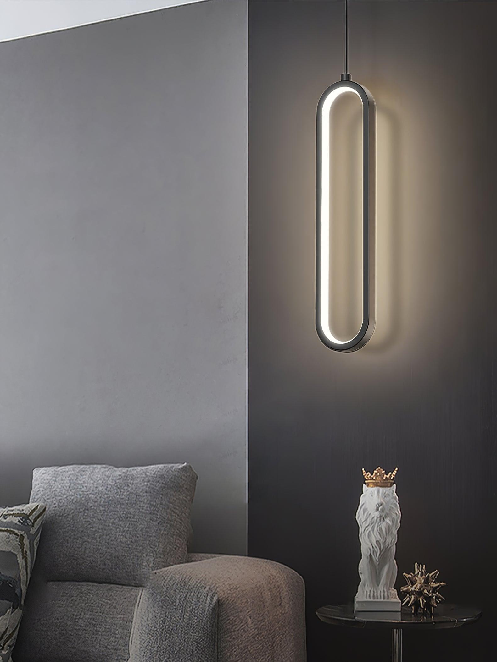 Long Oval LED Pendant Lamp - Blowlighting