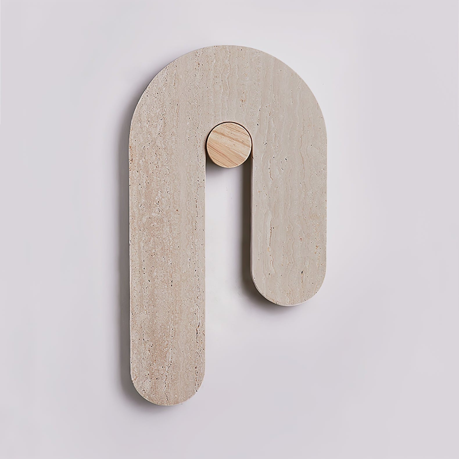 Ithaus Travertine Circular Wall Light - Letslighting