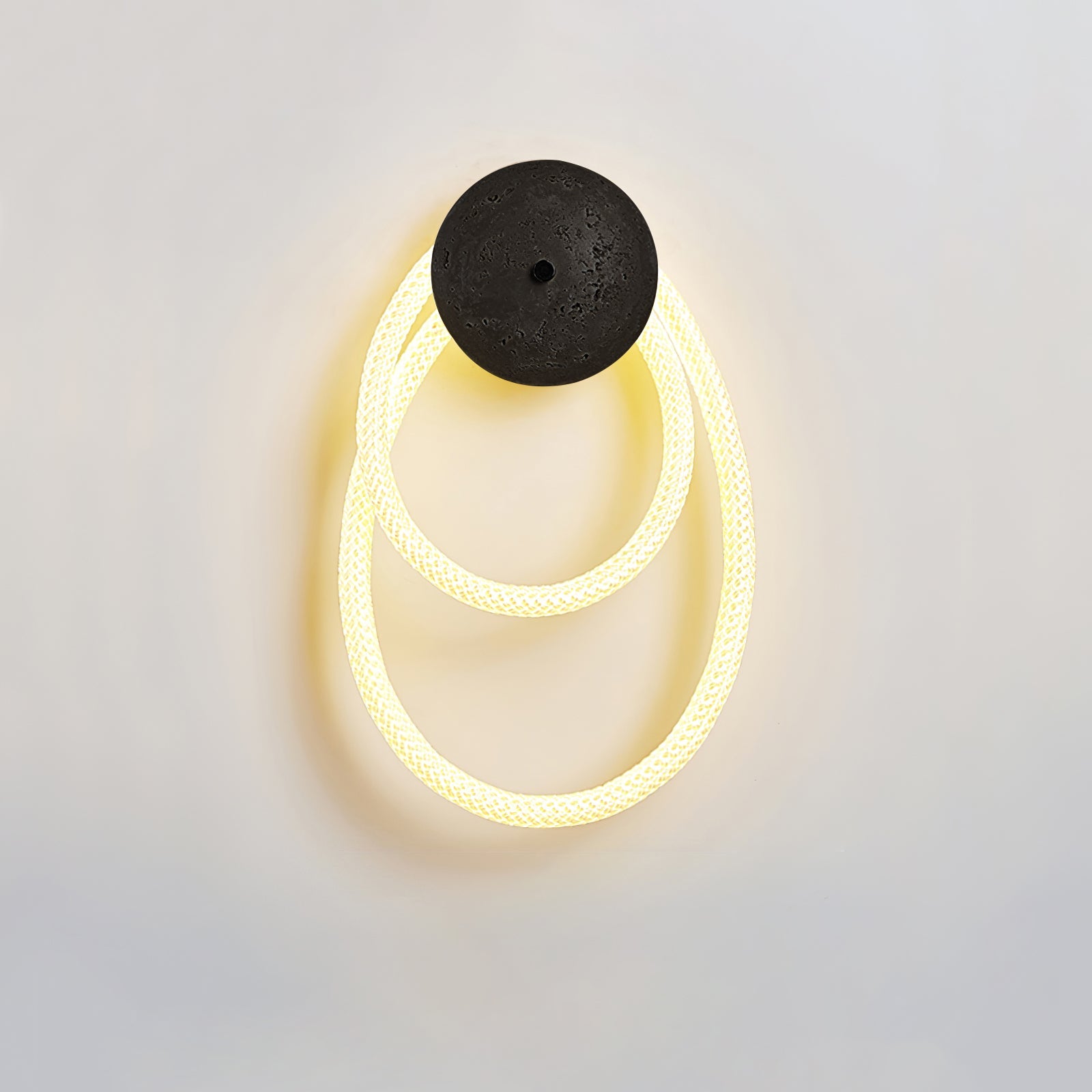 Luma Applique Murale Moderne en Travertin Boucle
