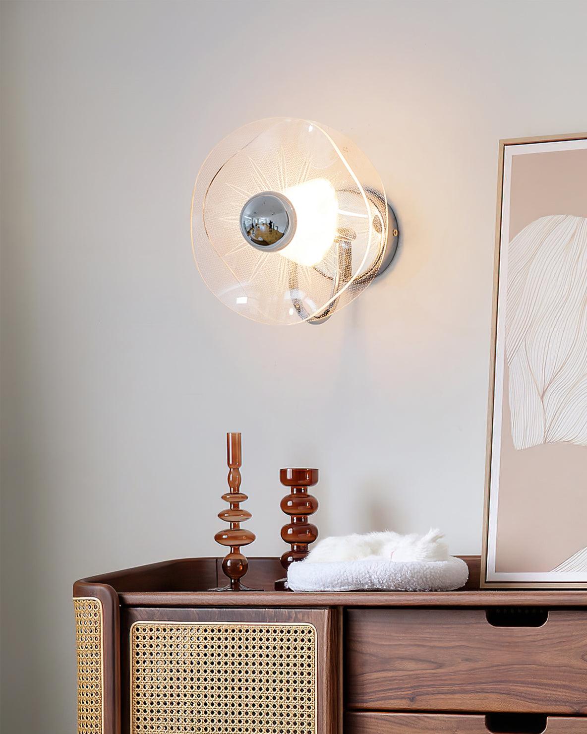 Lotus Wall Lamp Acrylic Disc - Letslighting