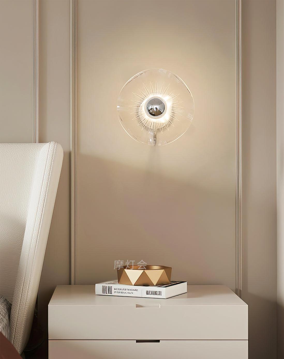 Lotus Wall Lamp Acrylic Disc - Letslighting