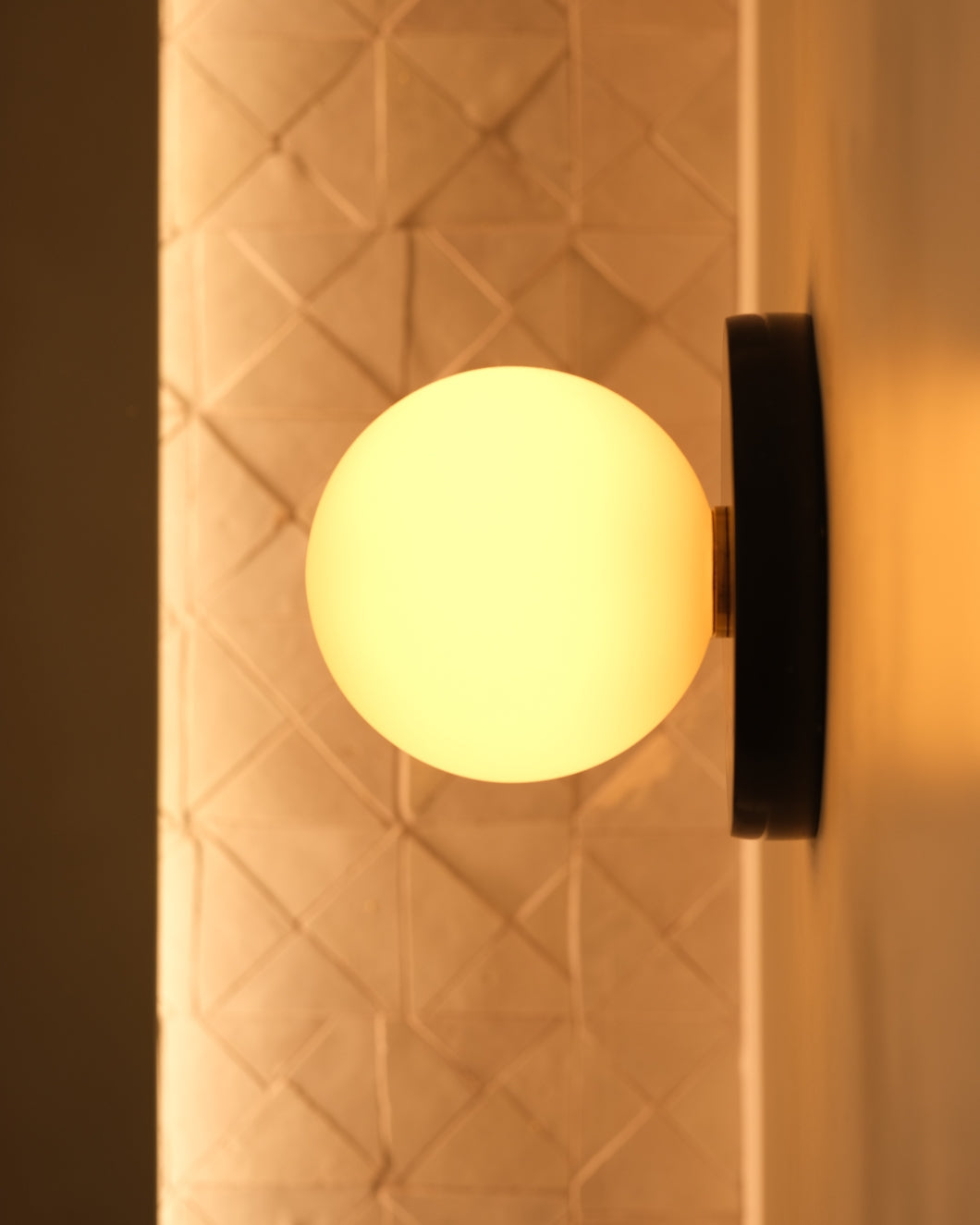 Arthaen Modern Minimalist Marble Travertine Flushmount Sconce Wall Lamp - Lamp Copper