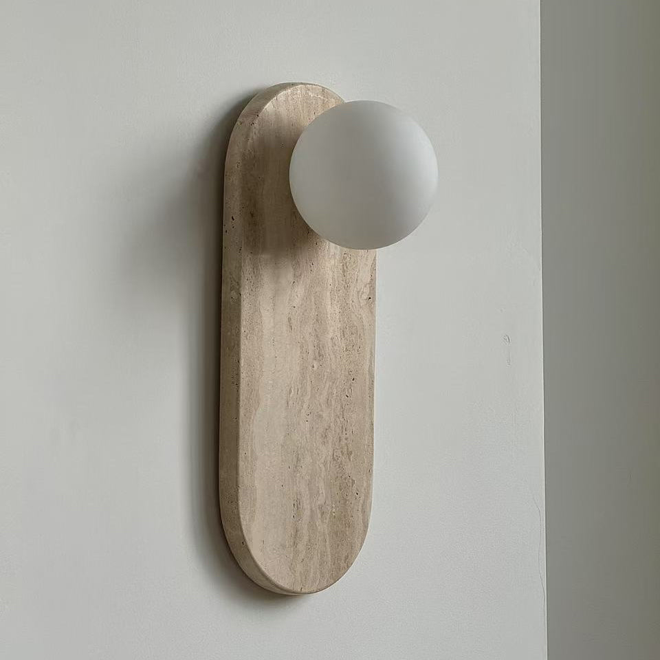 Syraeia Modern Minimalist Marble Jade Wall Lamp - Lamp Copper