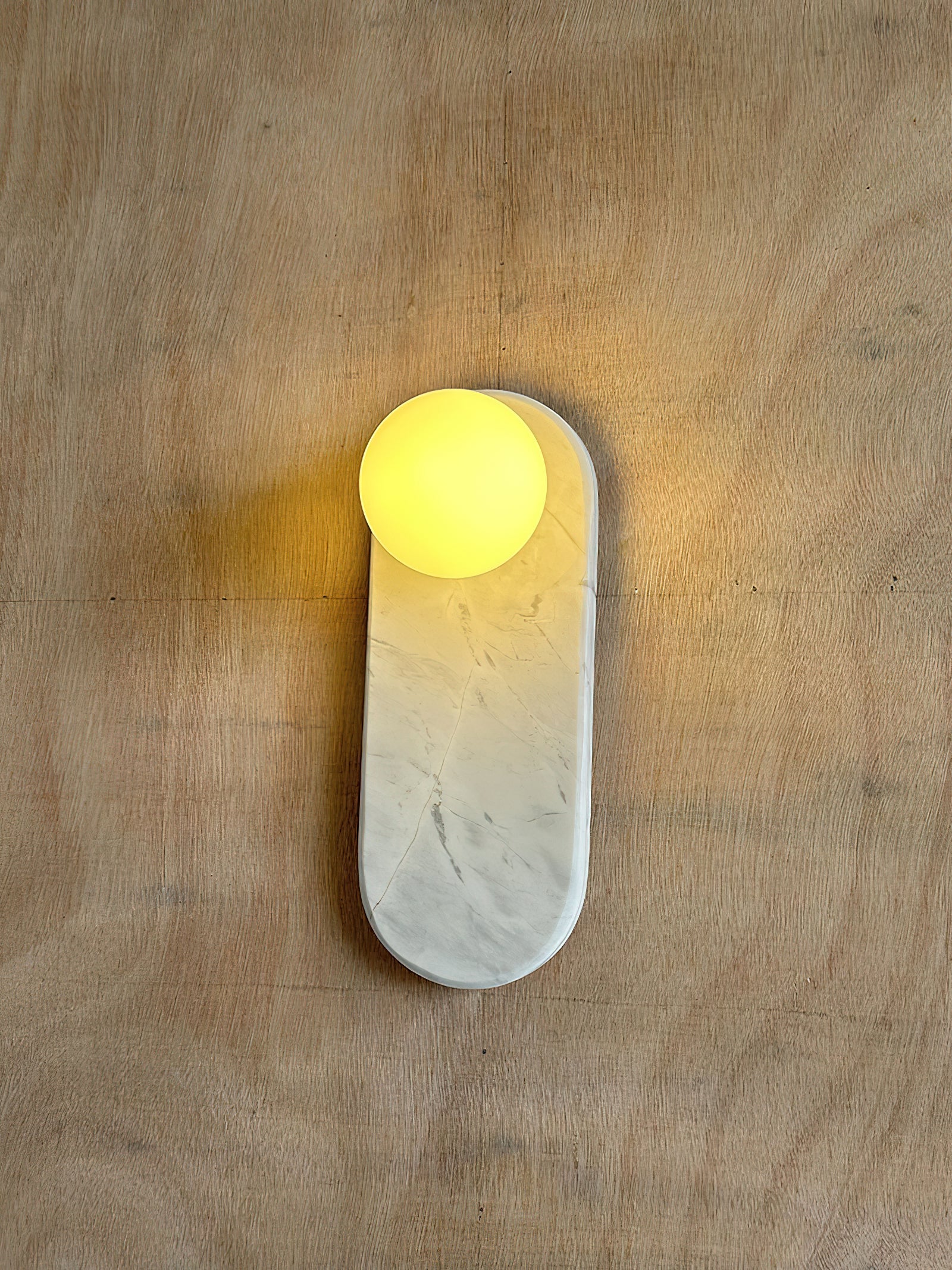 Syraeia Modern Minimalist Marble Jade Wall Lamp - Lamp Copper