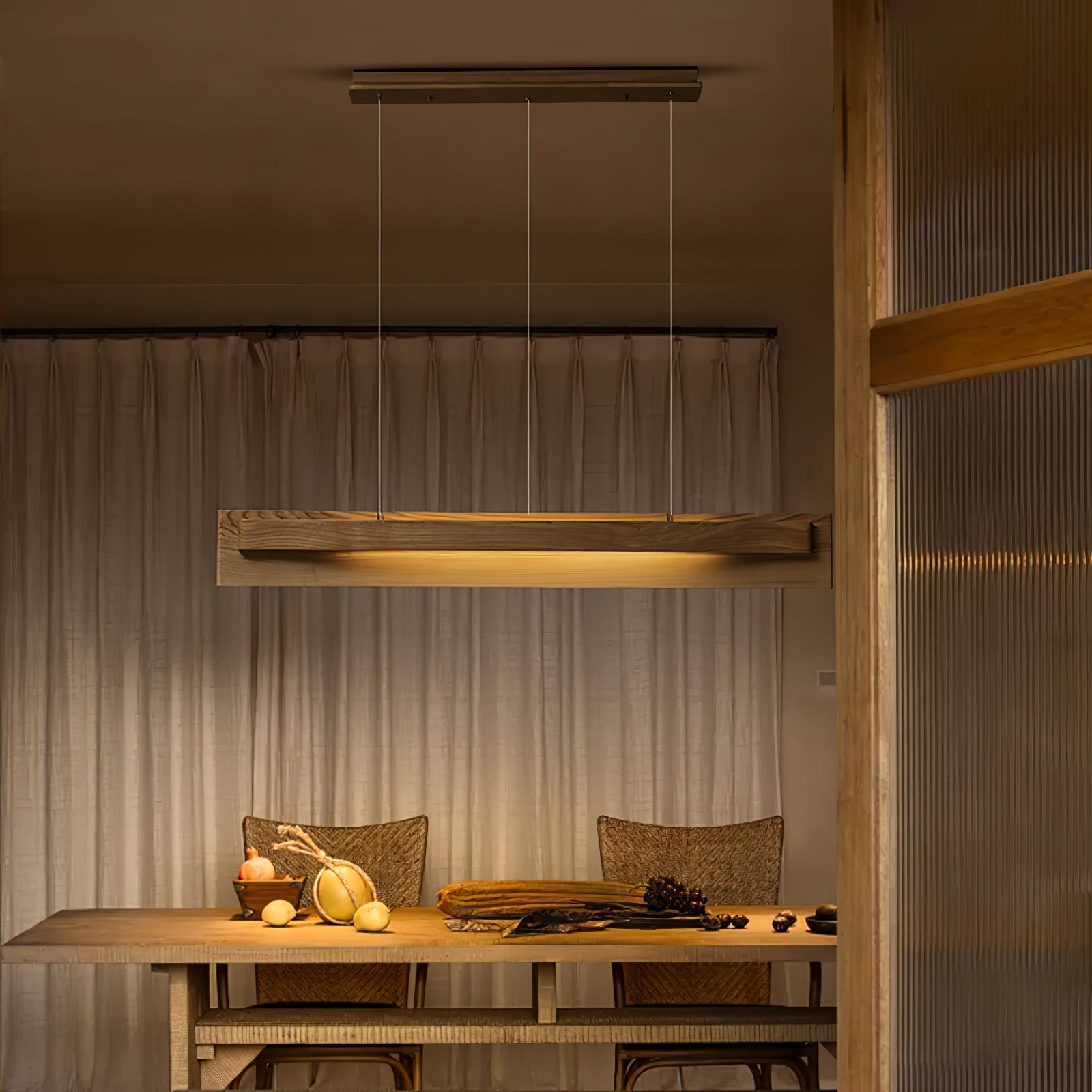 Zaraeyra Minimalist Wood Pendant Light - Blowlighting