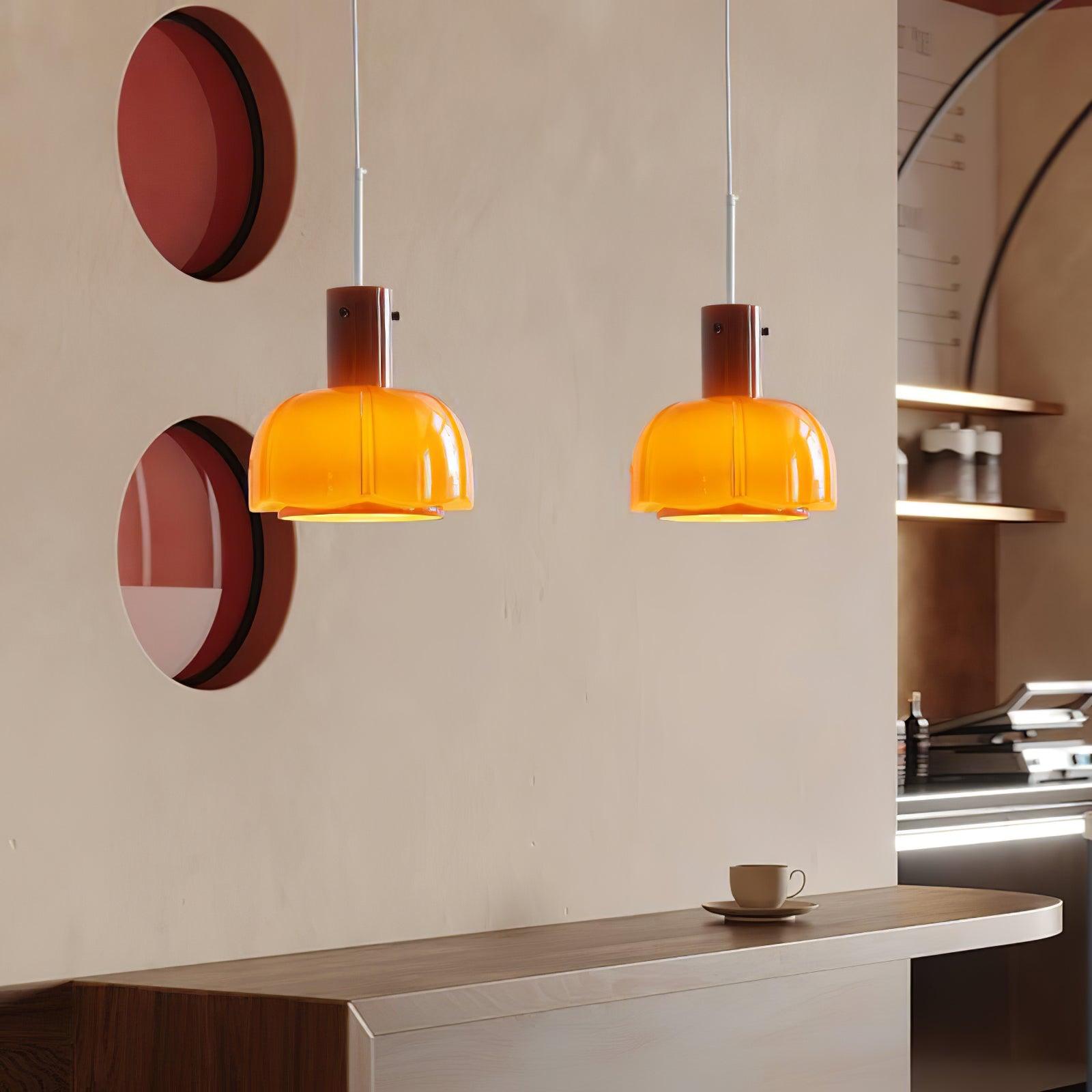 Lumina Petal Glass Pendant Light - Blowlighting
