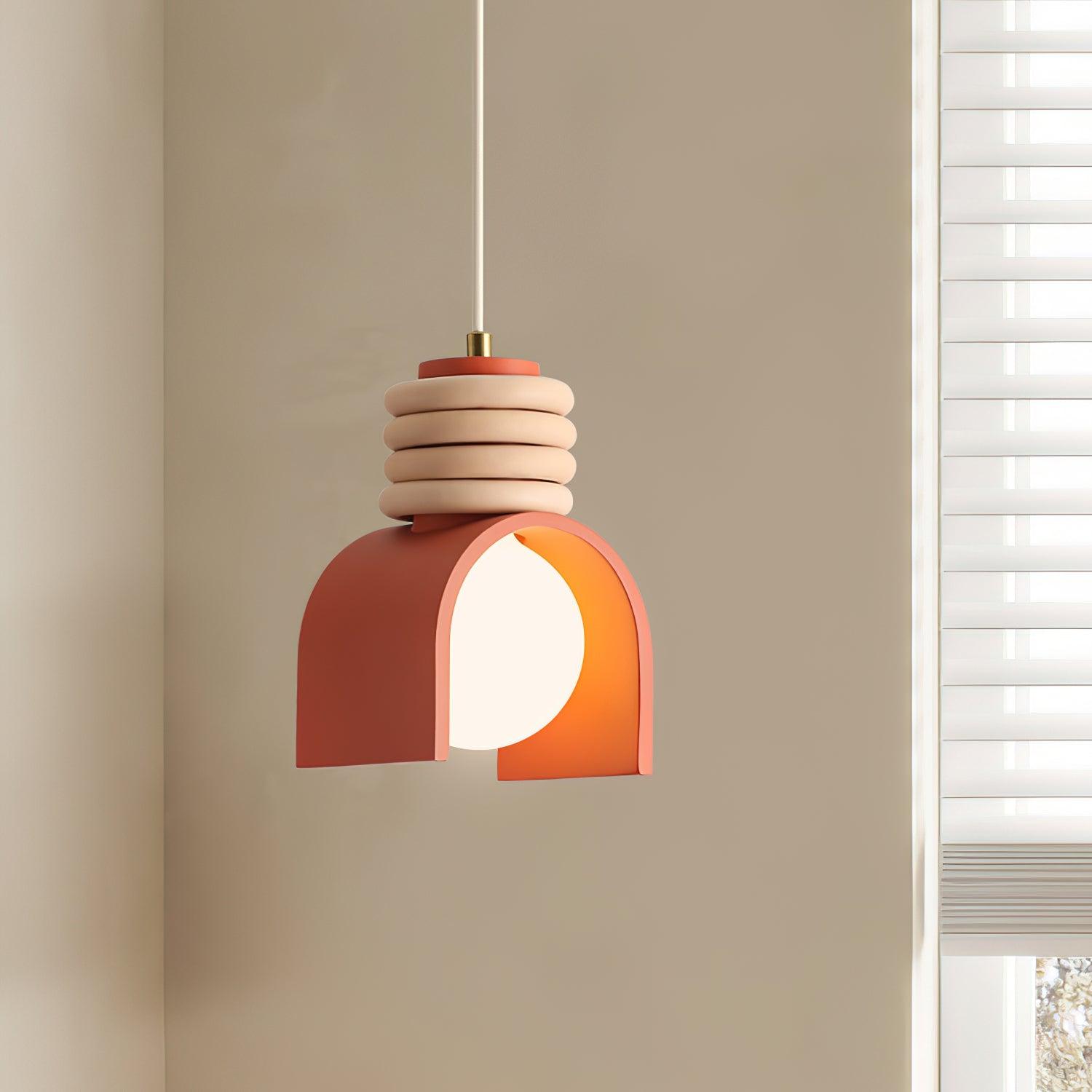 Pendant Light With Glass Globe Warms Dining Rooms Artistic - Letslighting