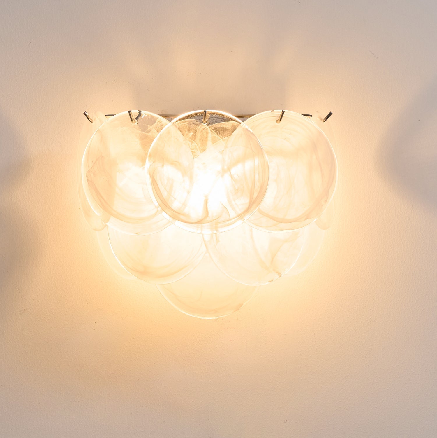 Aurora Wall Lamp Murano Glass Disc Artistic - Blowlighting