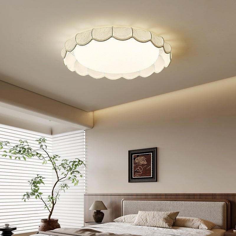 Lunaria Artiste Voile Acrylique Tissu Plafonnier Lampe