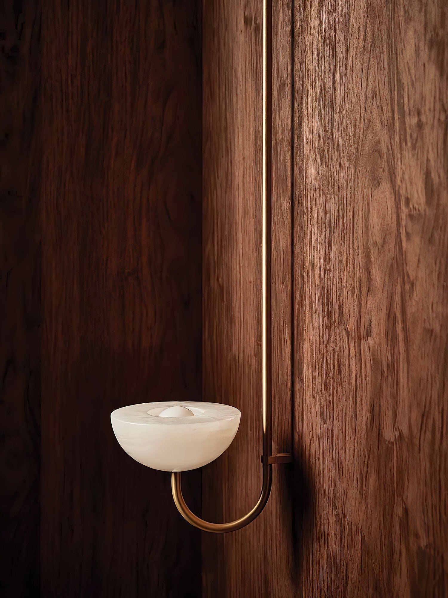 Lunaris Suspension Minimaliste en Albâtre