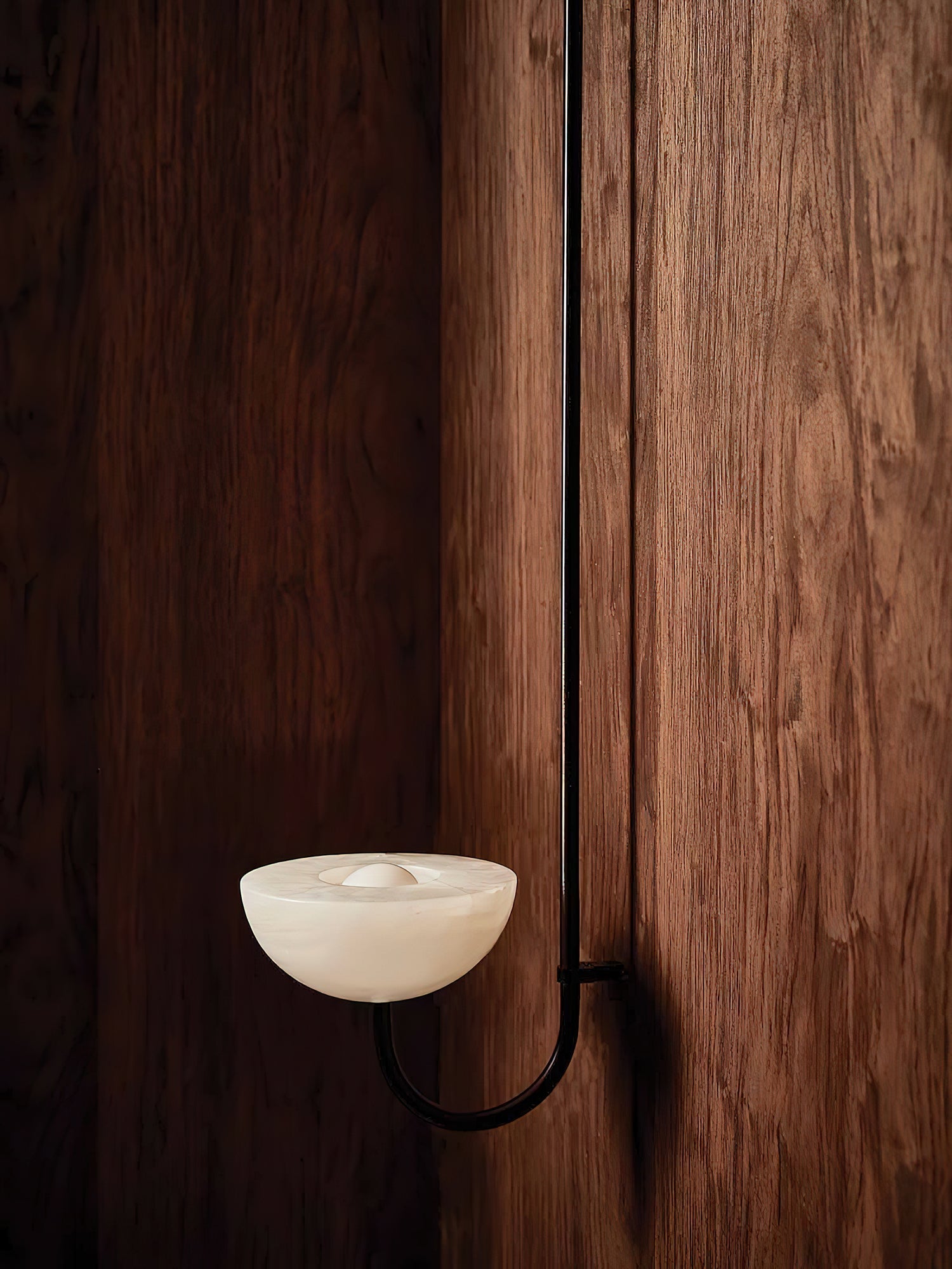 Lunaris Suspension Minimaliste en Albâtre