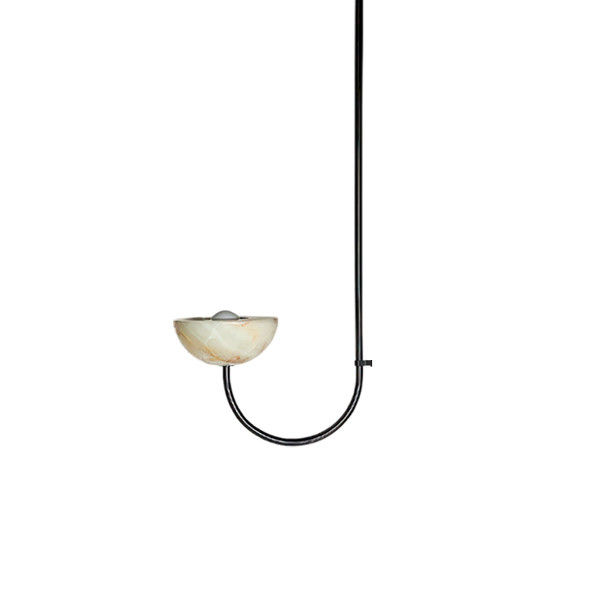 Lunaris Suspension Minimaliste en Albâtre