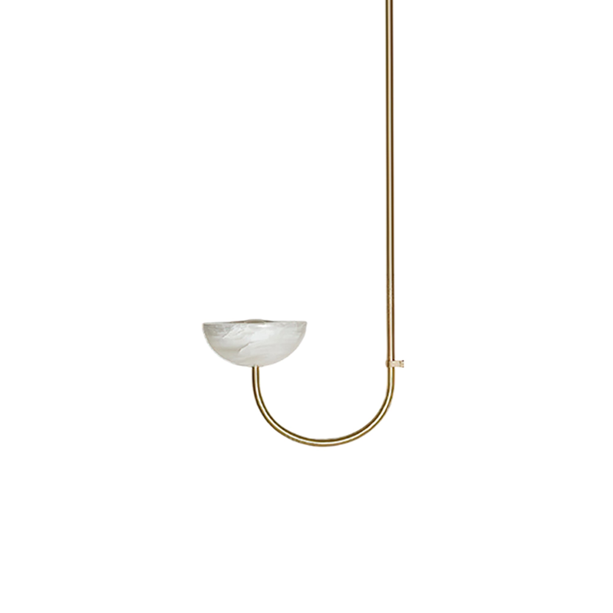 Lunaris Suspension Minimaliste en Albâtre