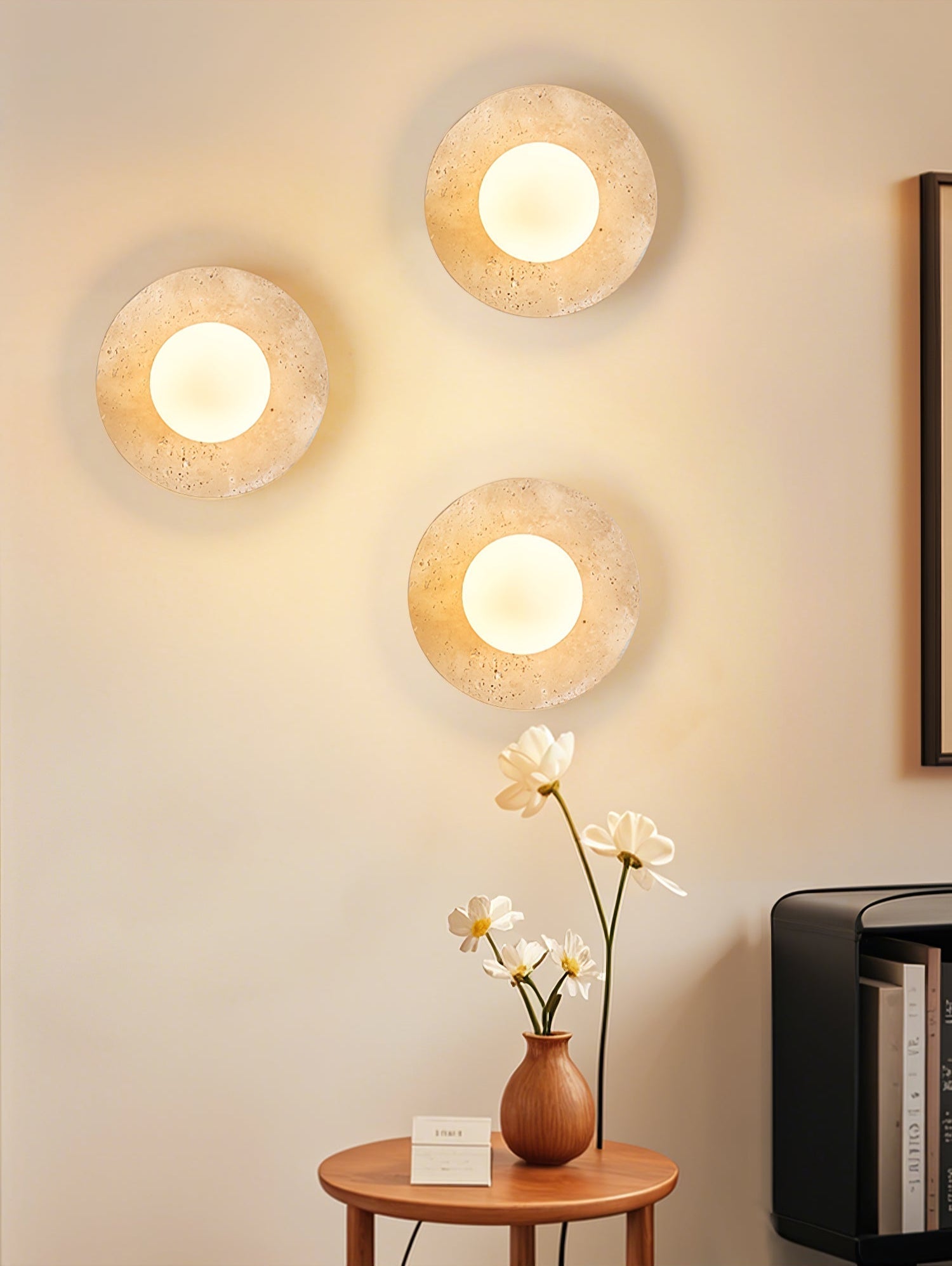 Vesolyra Travertine Ceiling Light - Letslighting