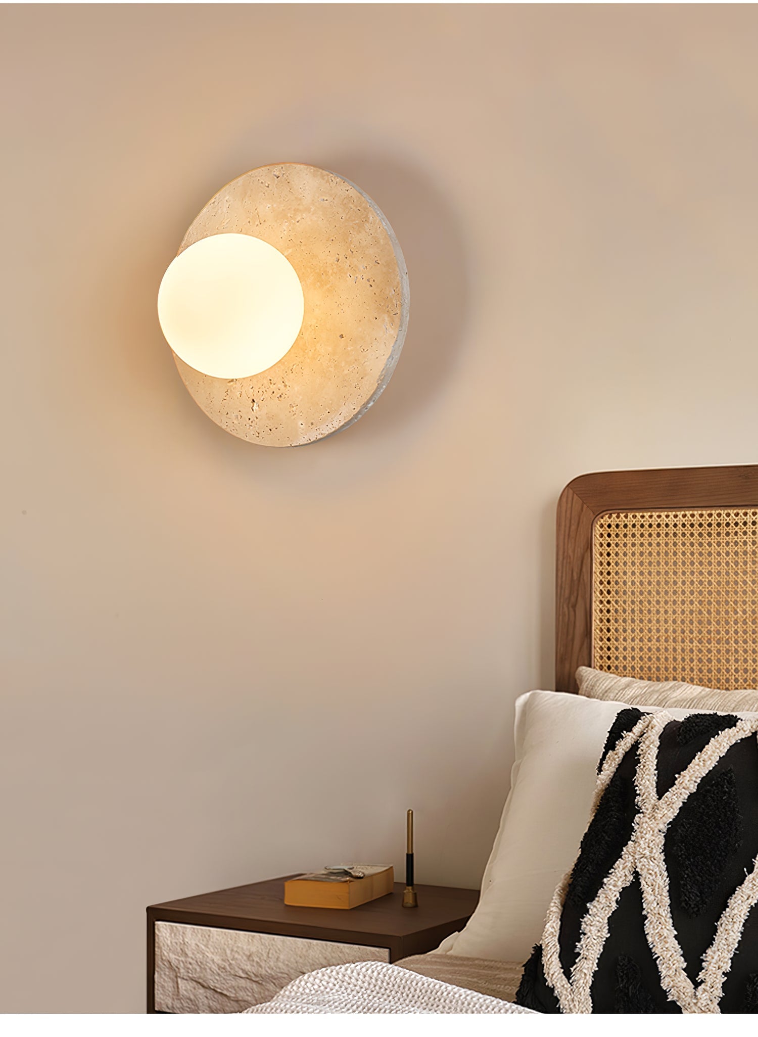 Vesolyra Travertine Ceiling Light - Letslighting