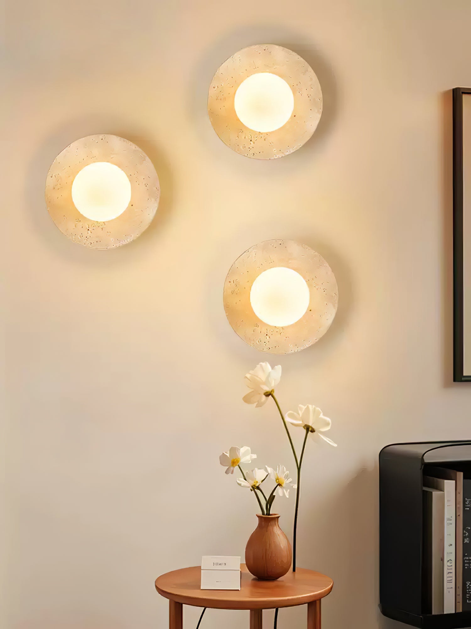 Vesolyra Travertine Ceiling Light - Letslighting