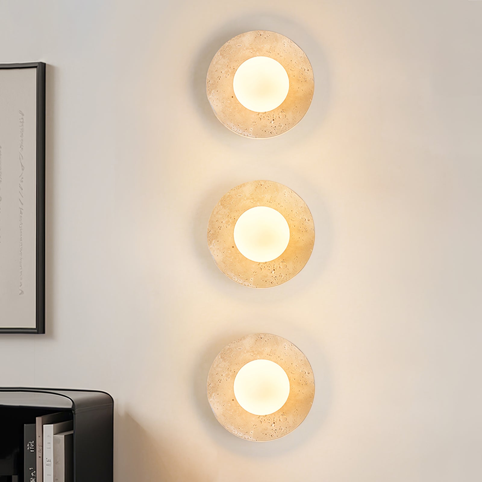 Vesolyra Travertine Ceiling Light - Letslighting