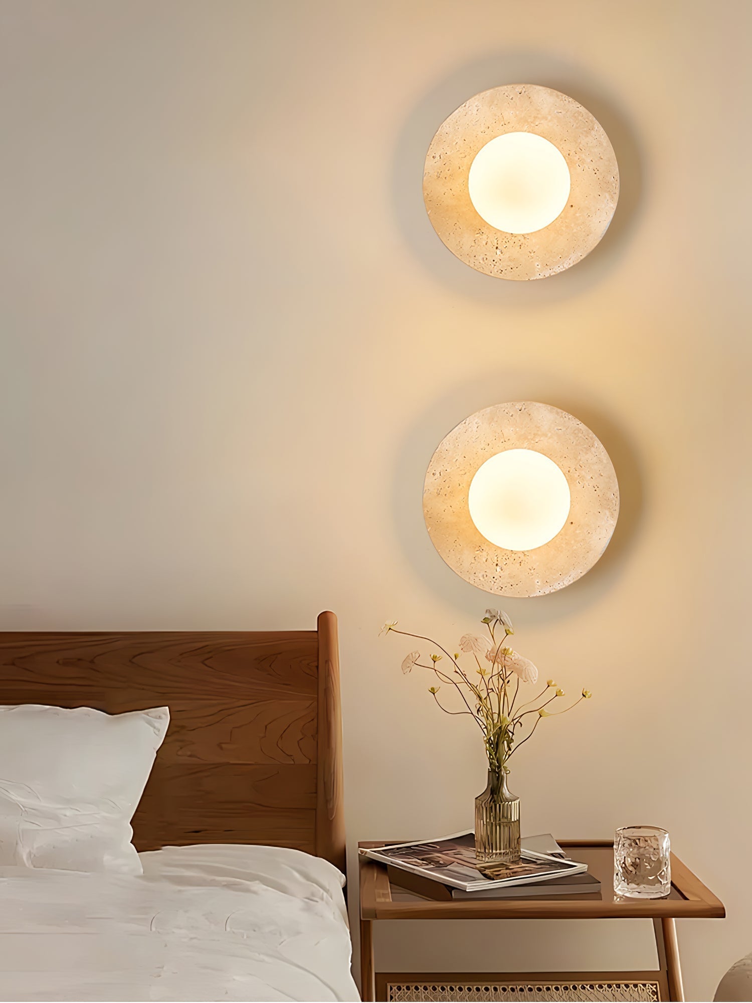 Vesolyra Travertine Ceiling Light - Letslighting