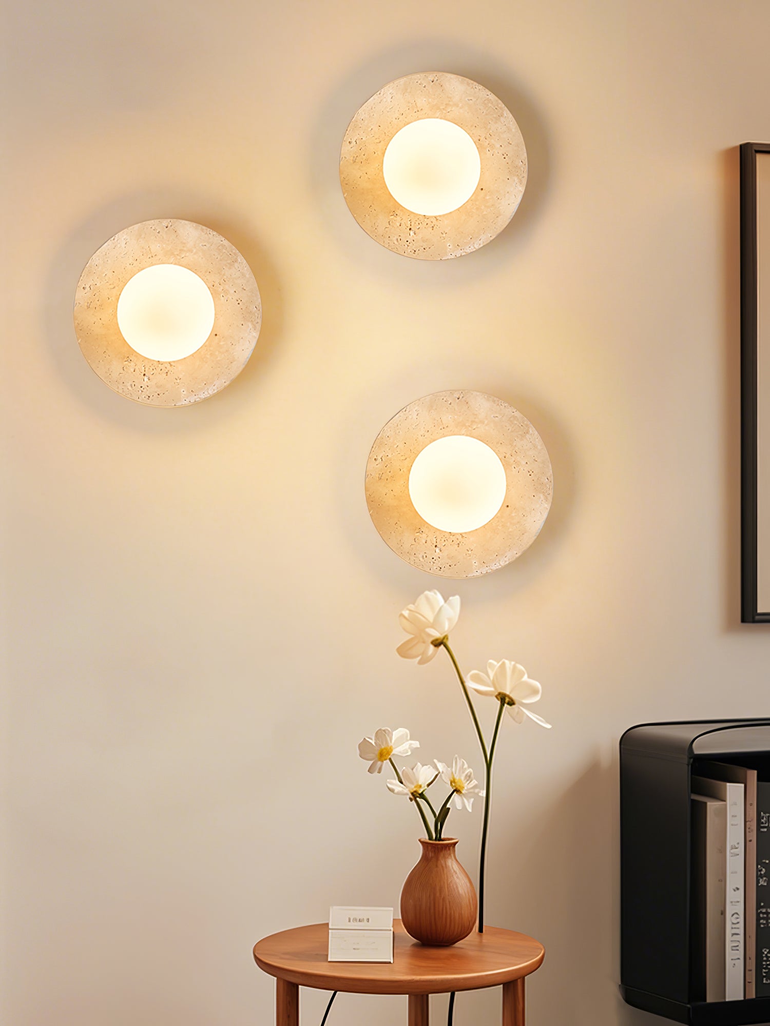 Vesolyra Travertine Ceiling Light - Letslighting