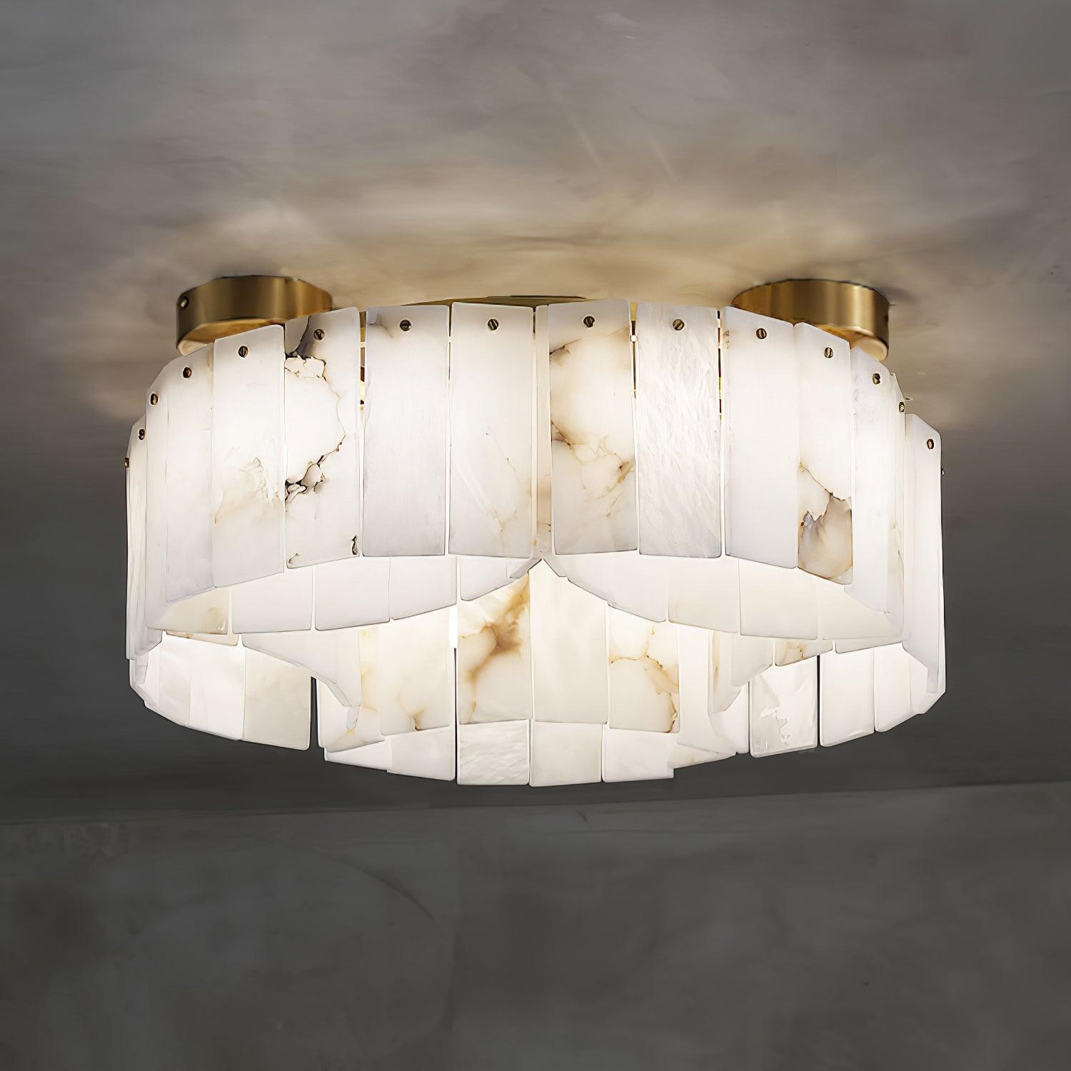 Selene Alabaster Ceiling Light - Letslighting