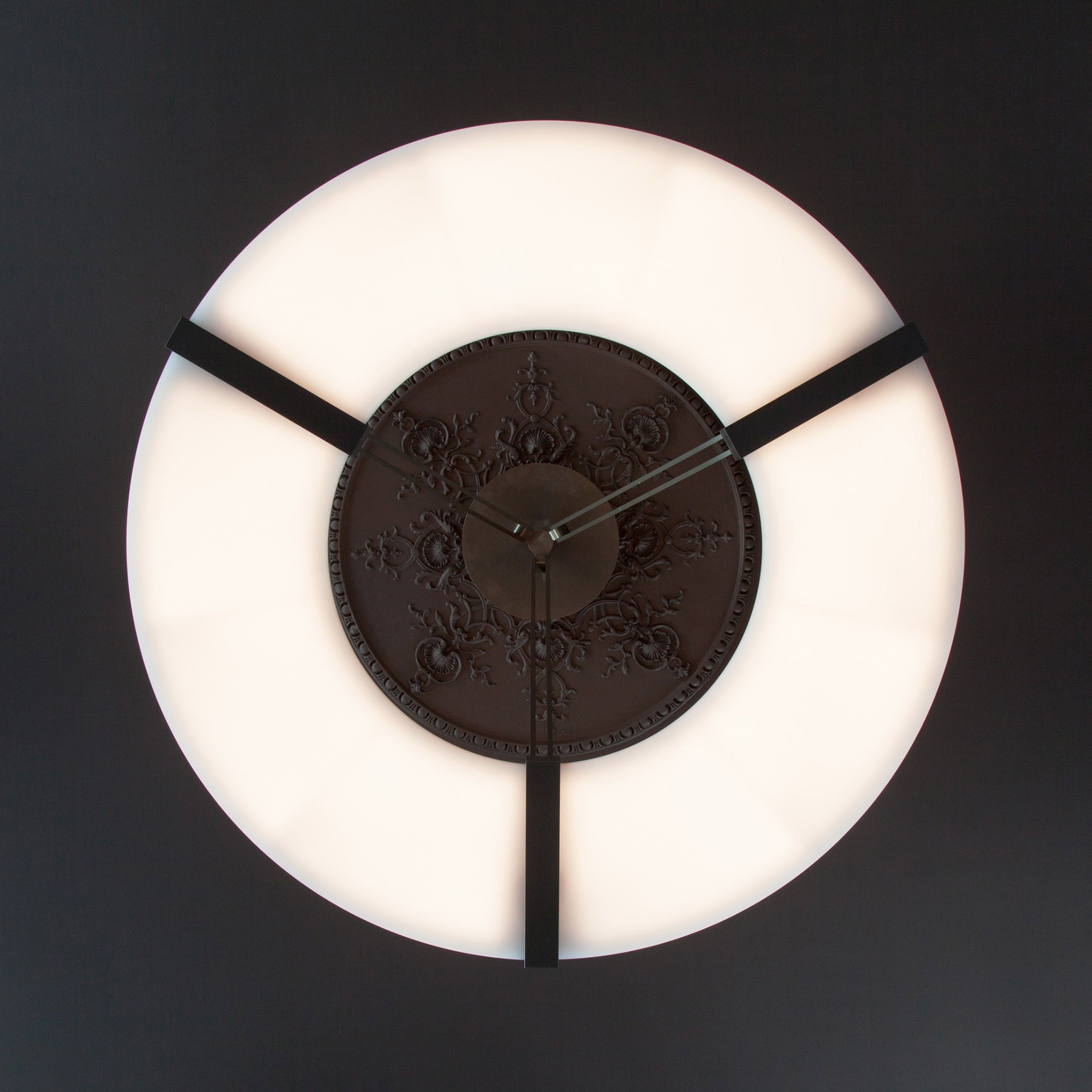 Elirionis Modern Minimalist Metal Alabaster Chandelier - Lamp Copper