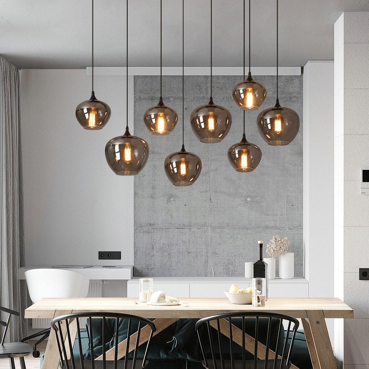 Bottle Glass Pendant Light - Blowlighting