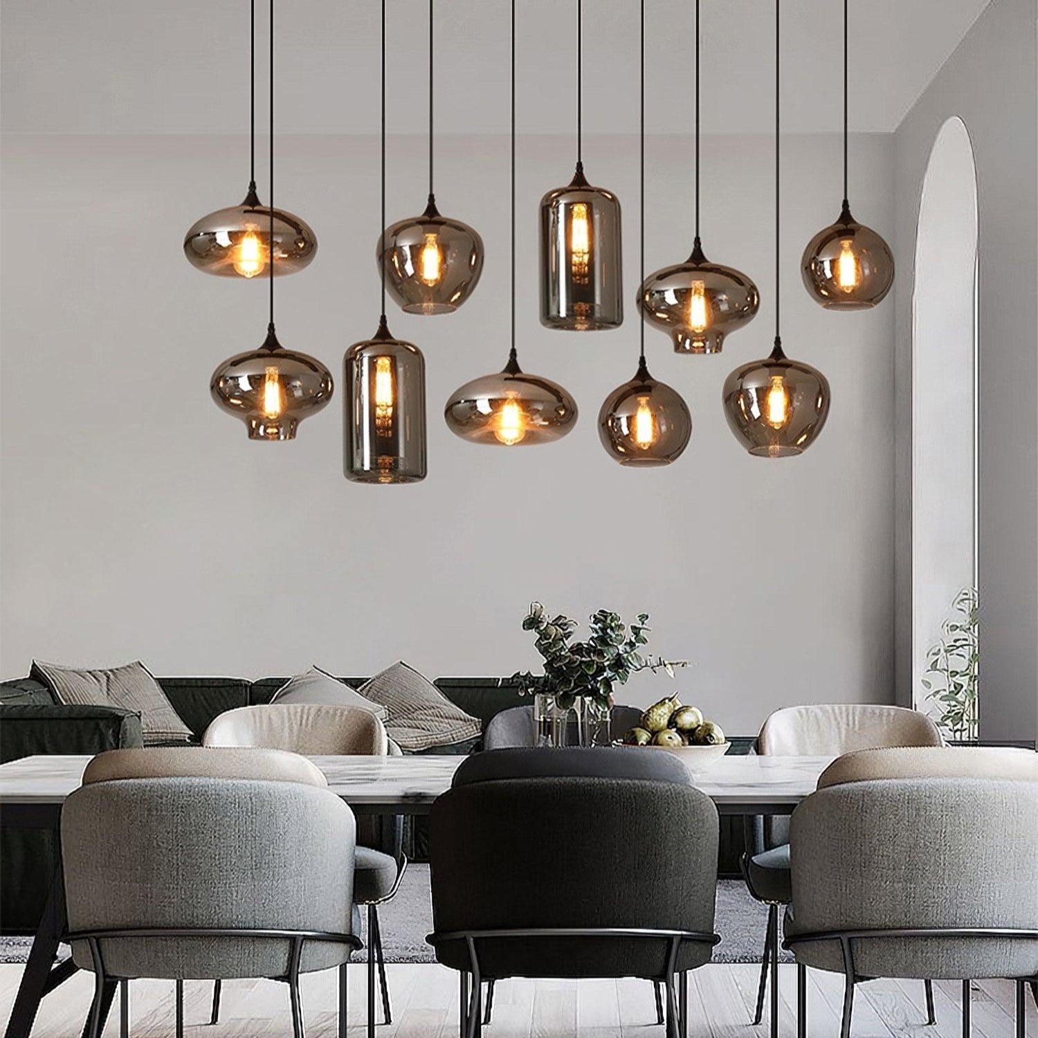 Bottle Glass Pendant Light - Blowlighting
