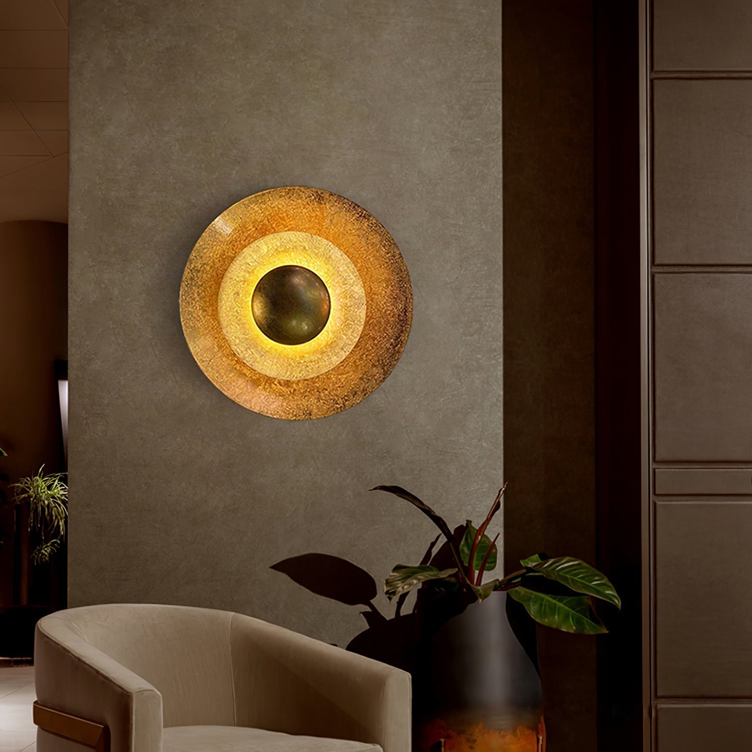 Solaris Vintage foil Wall Lamp - Blowlighting