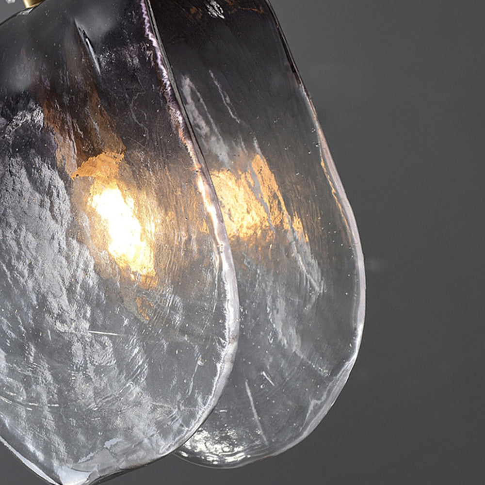 Valentina Suspension Contemporaine Métal/Verre Noir Salon